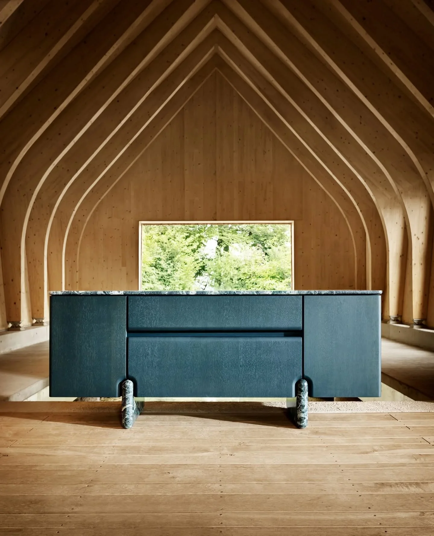 A new definition of luxury. Launching this week from @zeitraum_furniture during @3daysofdesign The undeniably beautiful ONDE collection of sideboards. ⁠
⁠
Designed by @formstelle and produced by Zeitraum in their German workshops these finely crafted