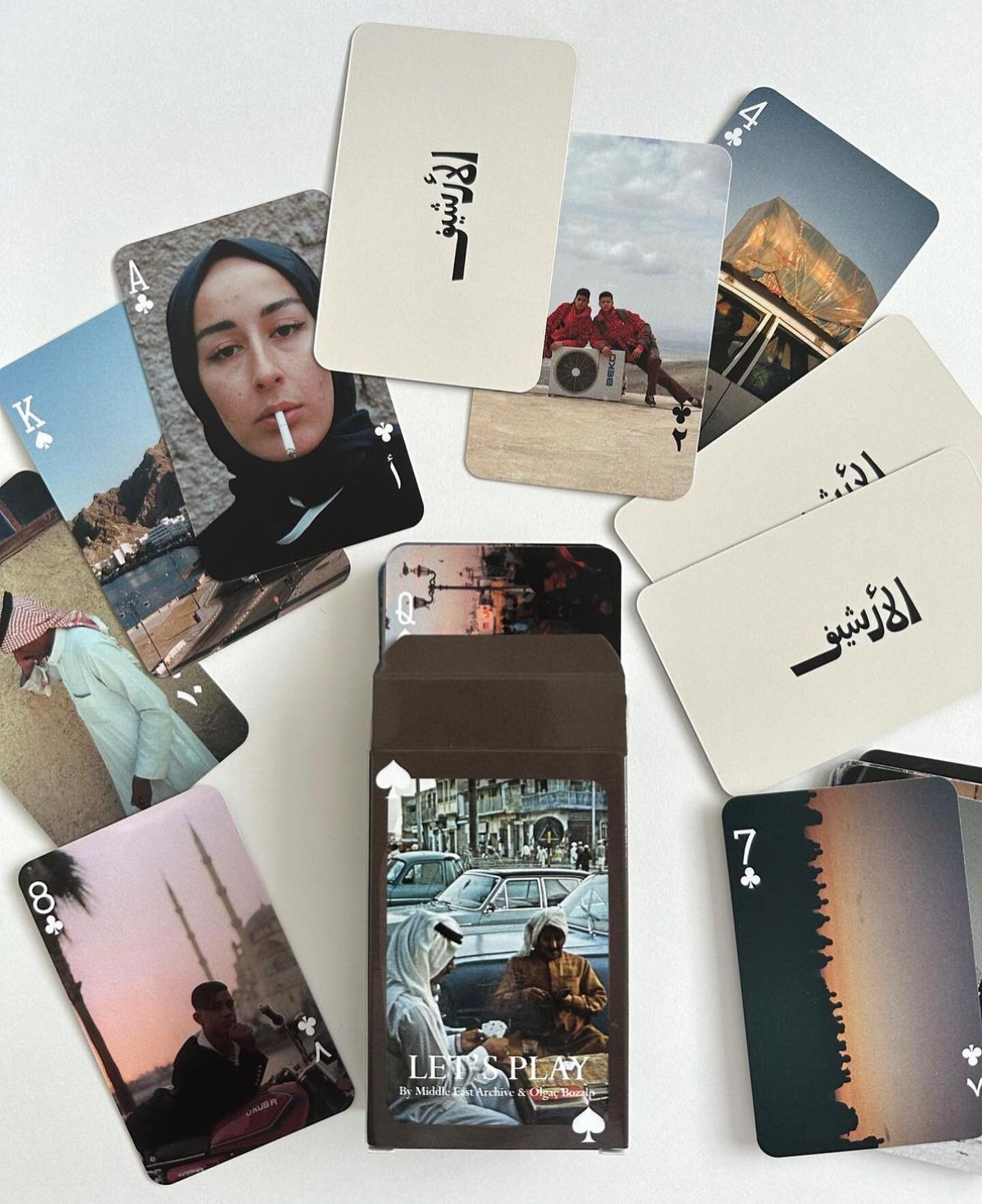 Accompanied by many cups of tea, Middle-Eastern traditions embrace the beauty of a pack of cards. To be displayed and shared around the table, bringing togetherness, joy, and de-stress within daily lives. Embracing life's little pleasures, the @middl