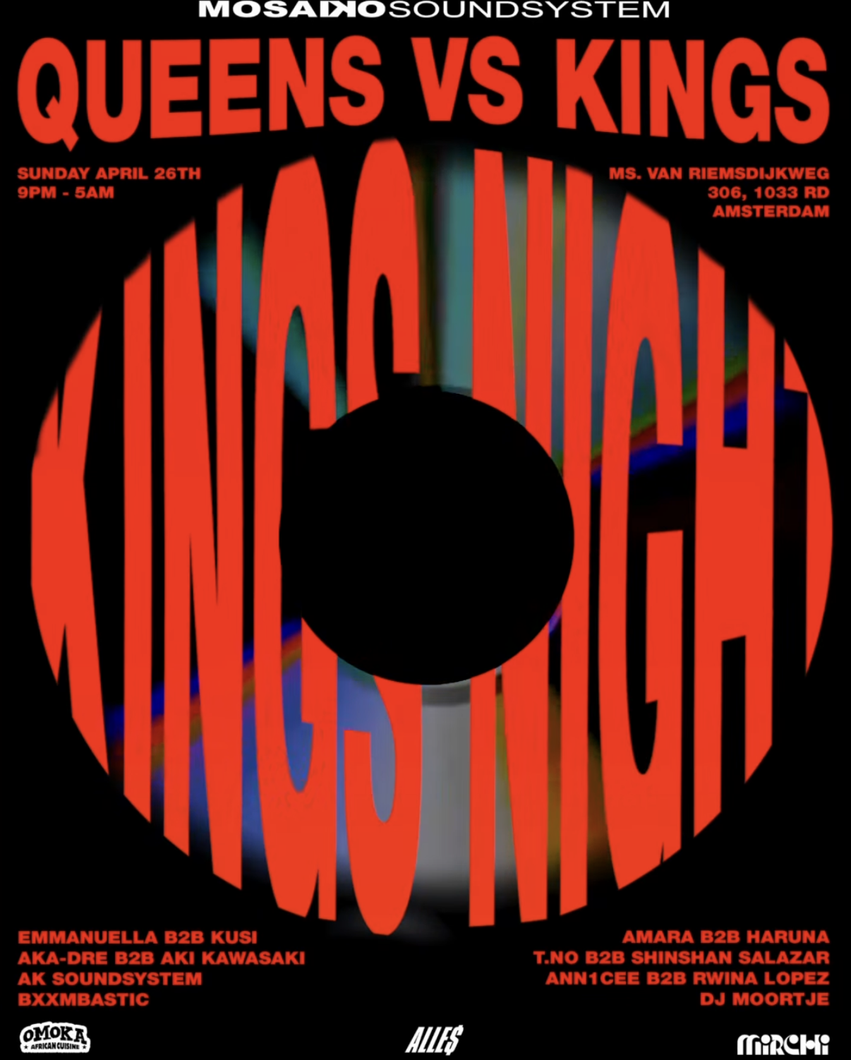 QUEENS VS KINGS (King’s Night Special)