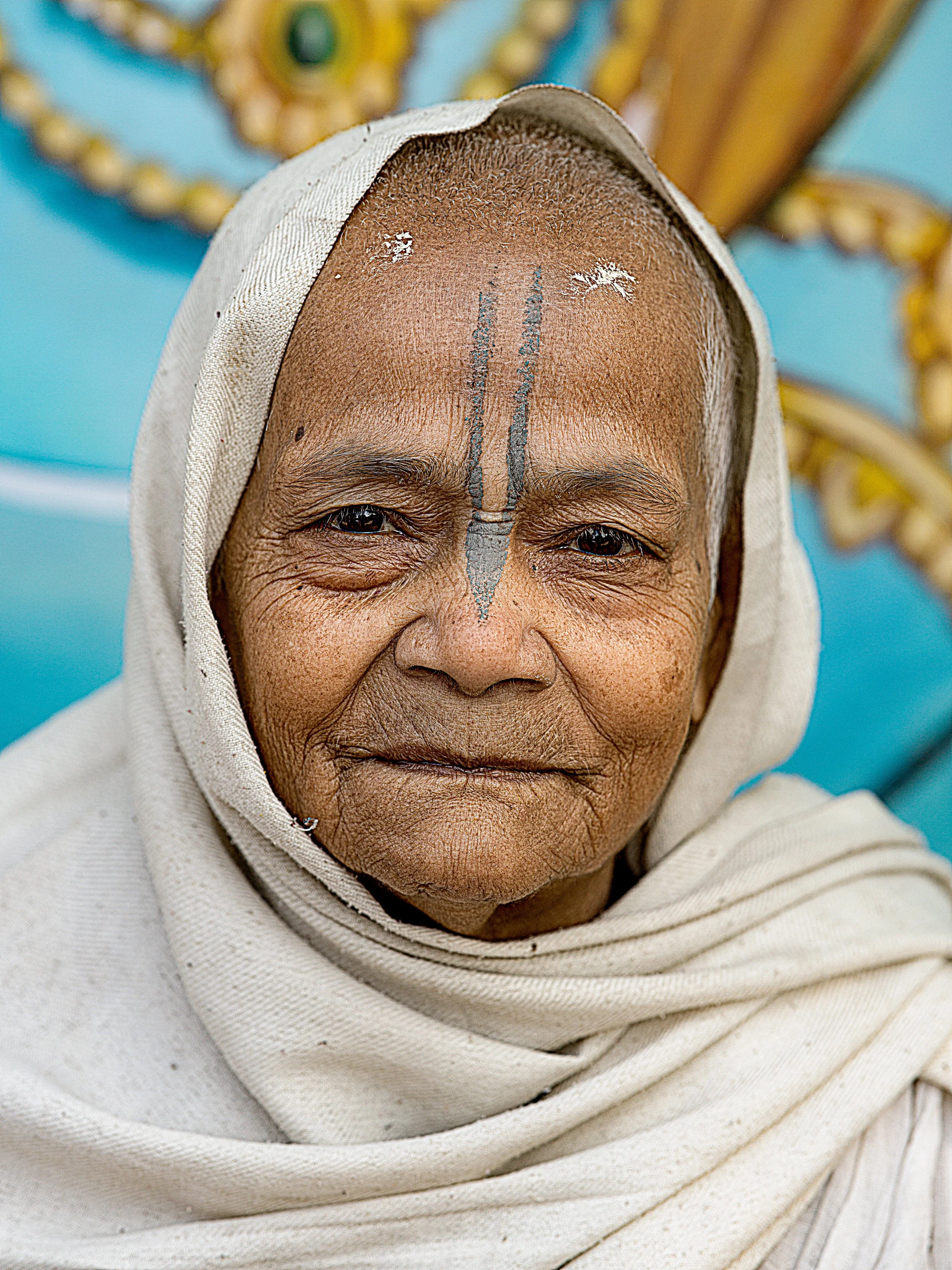 hindu widow living on charity in vrindaven