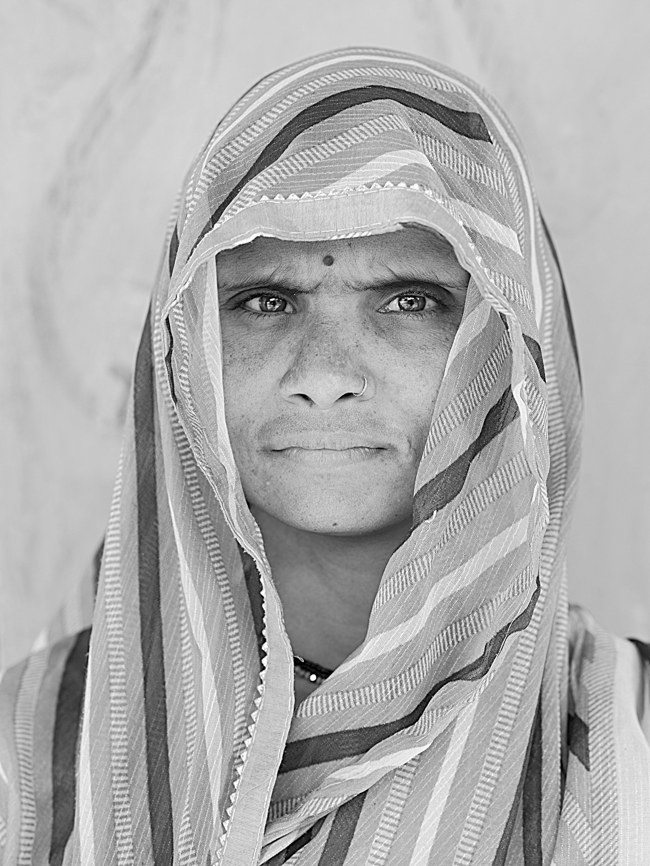 woman from gundrai village near orchha