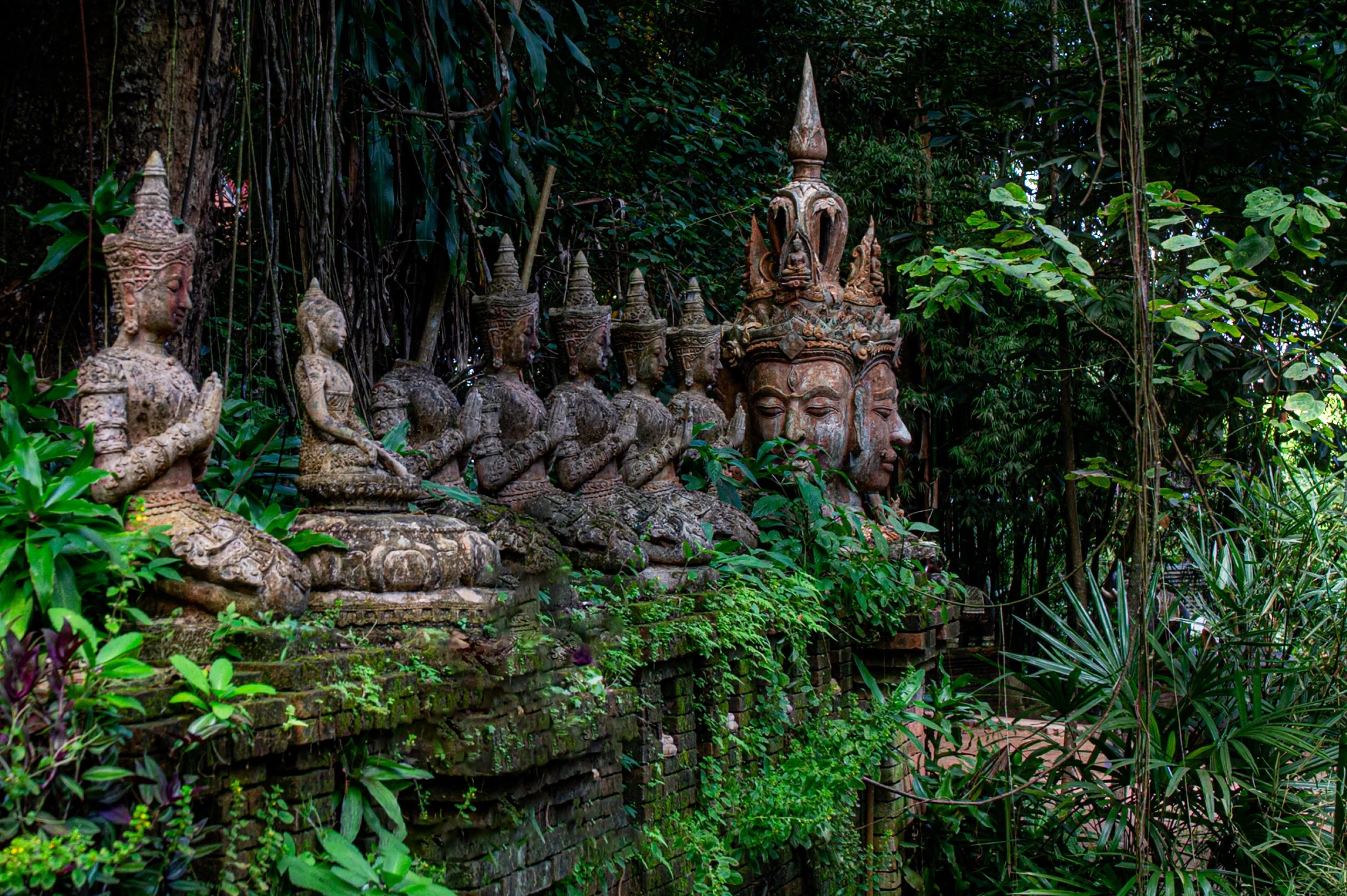 temple complex outside chiang mai   4
