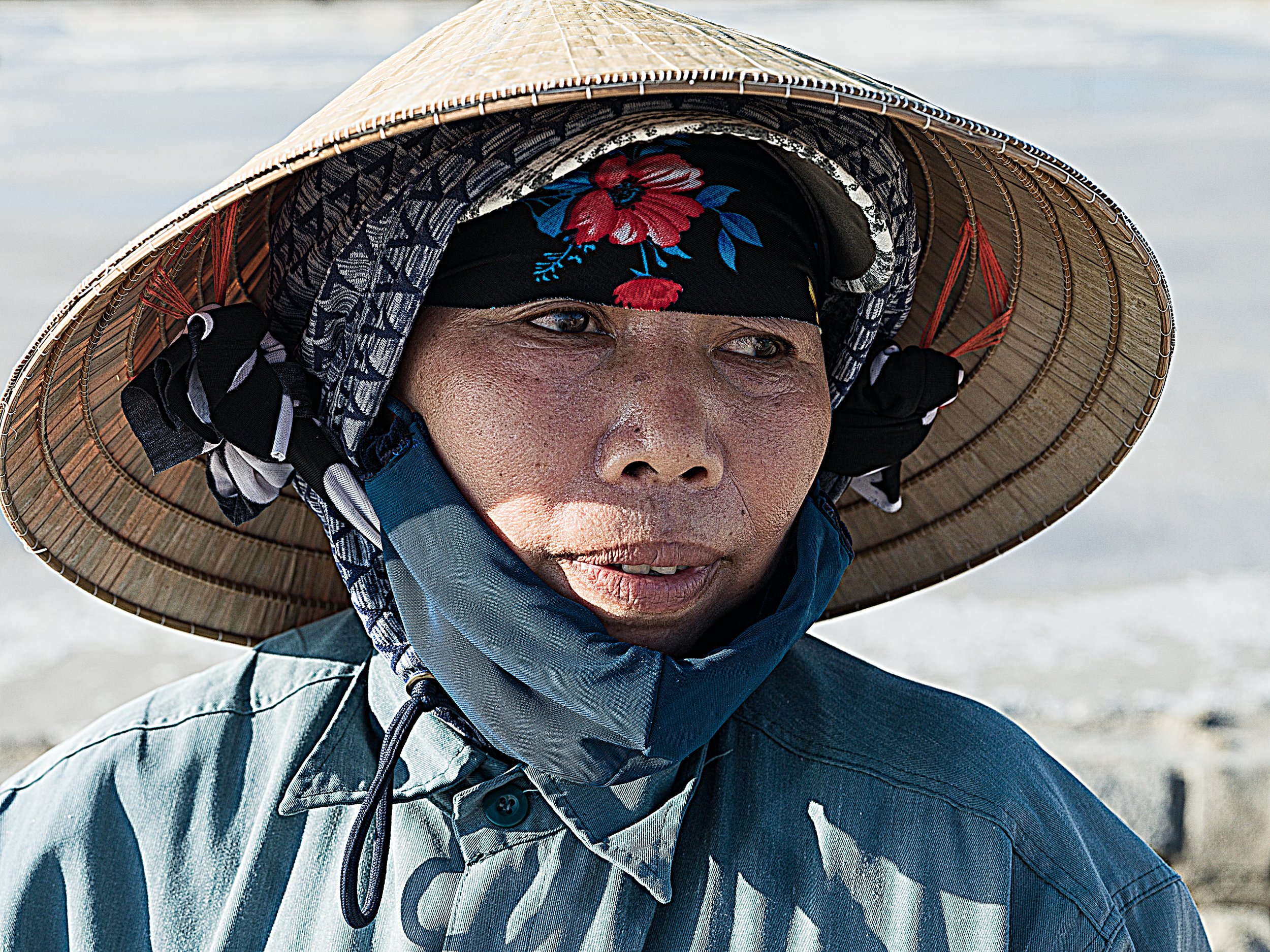salt field worker
