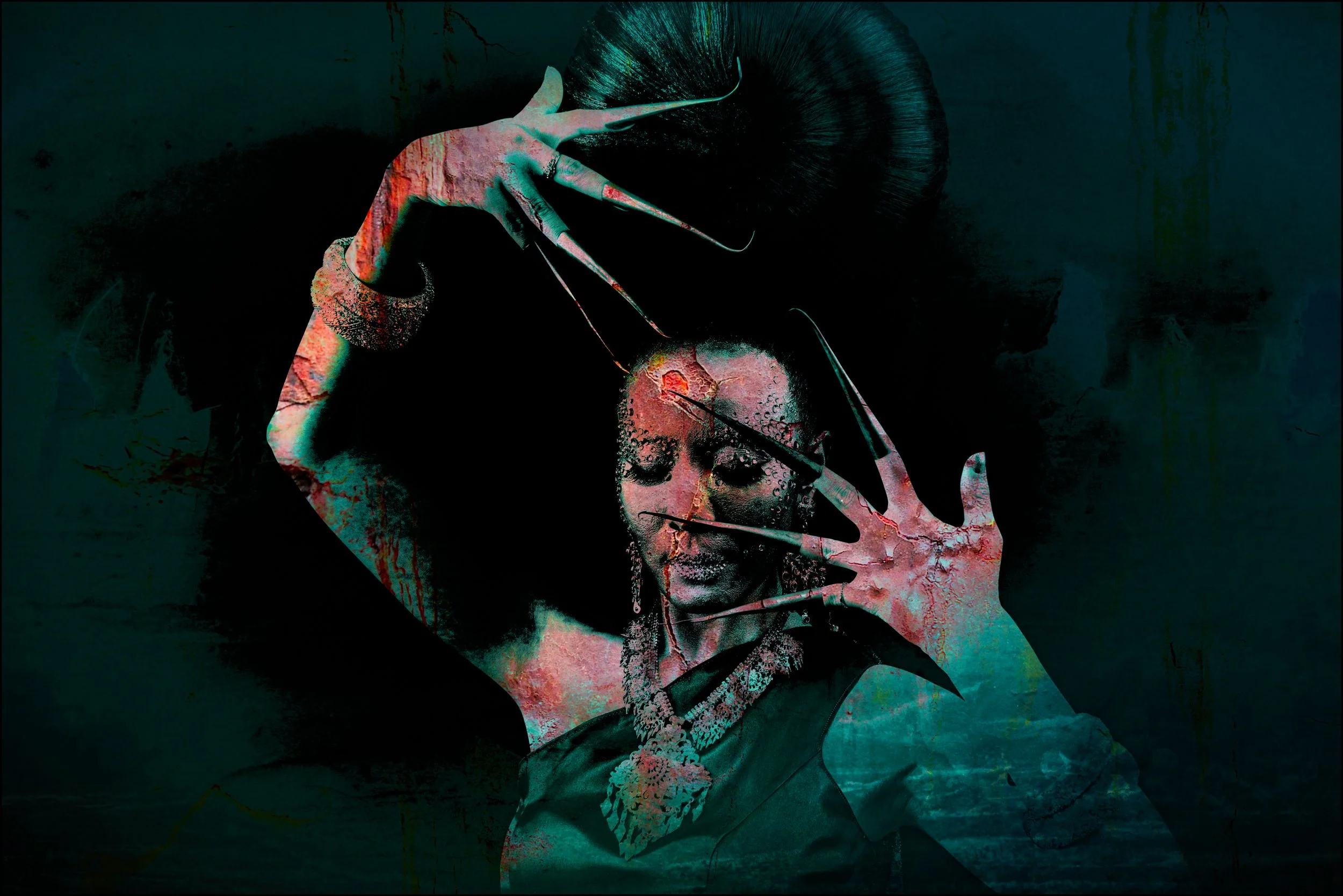 rusted thai classical dancer