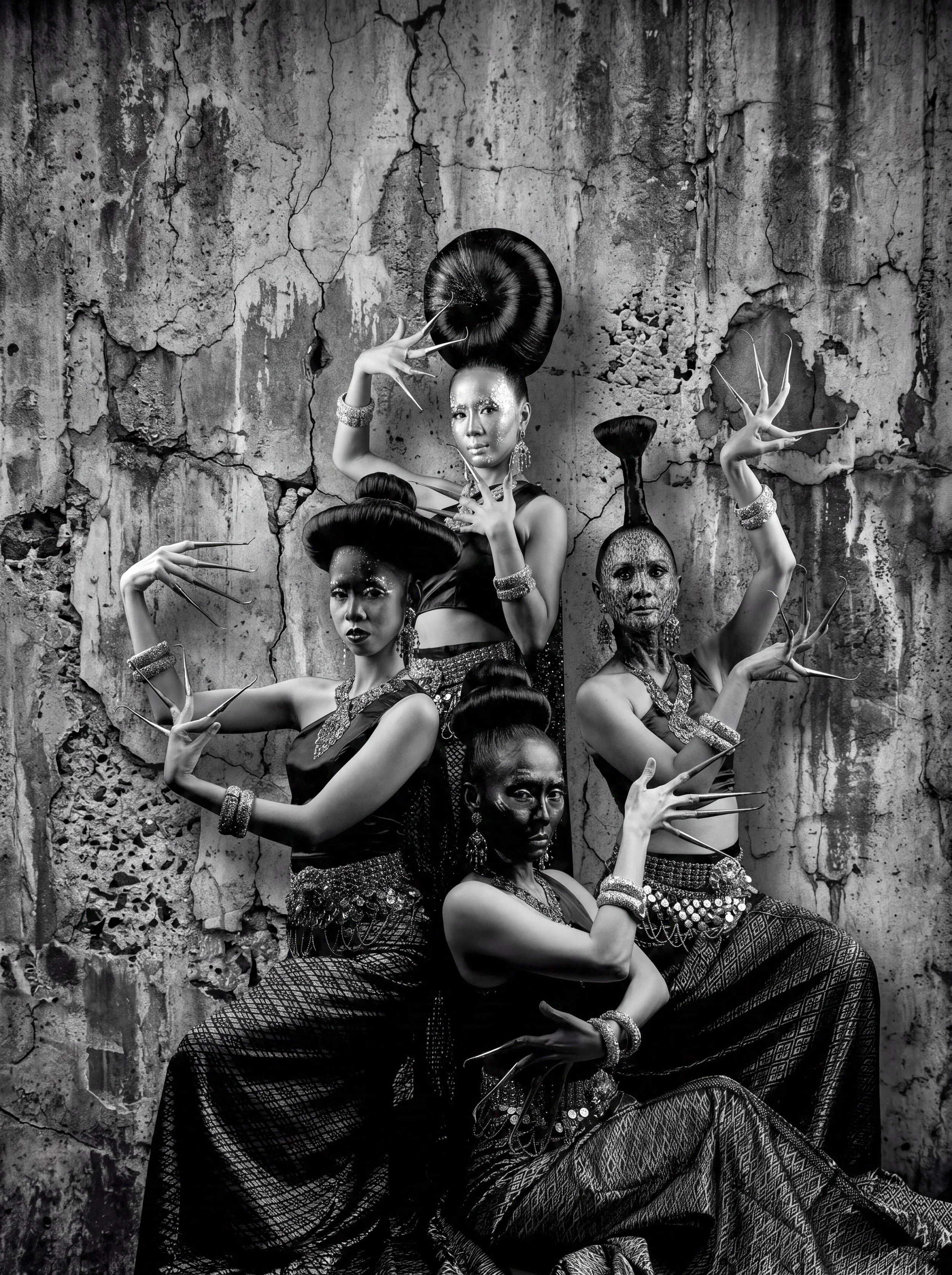 thai me dee classical dancers , chiang mai