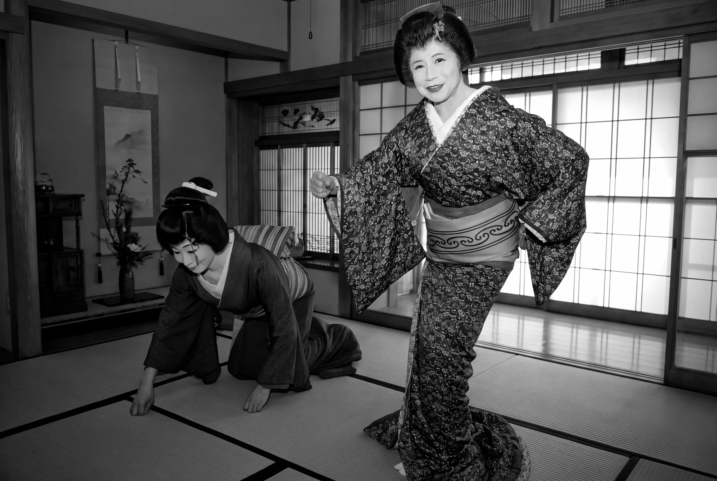 geisha entertainment , tokyo