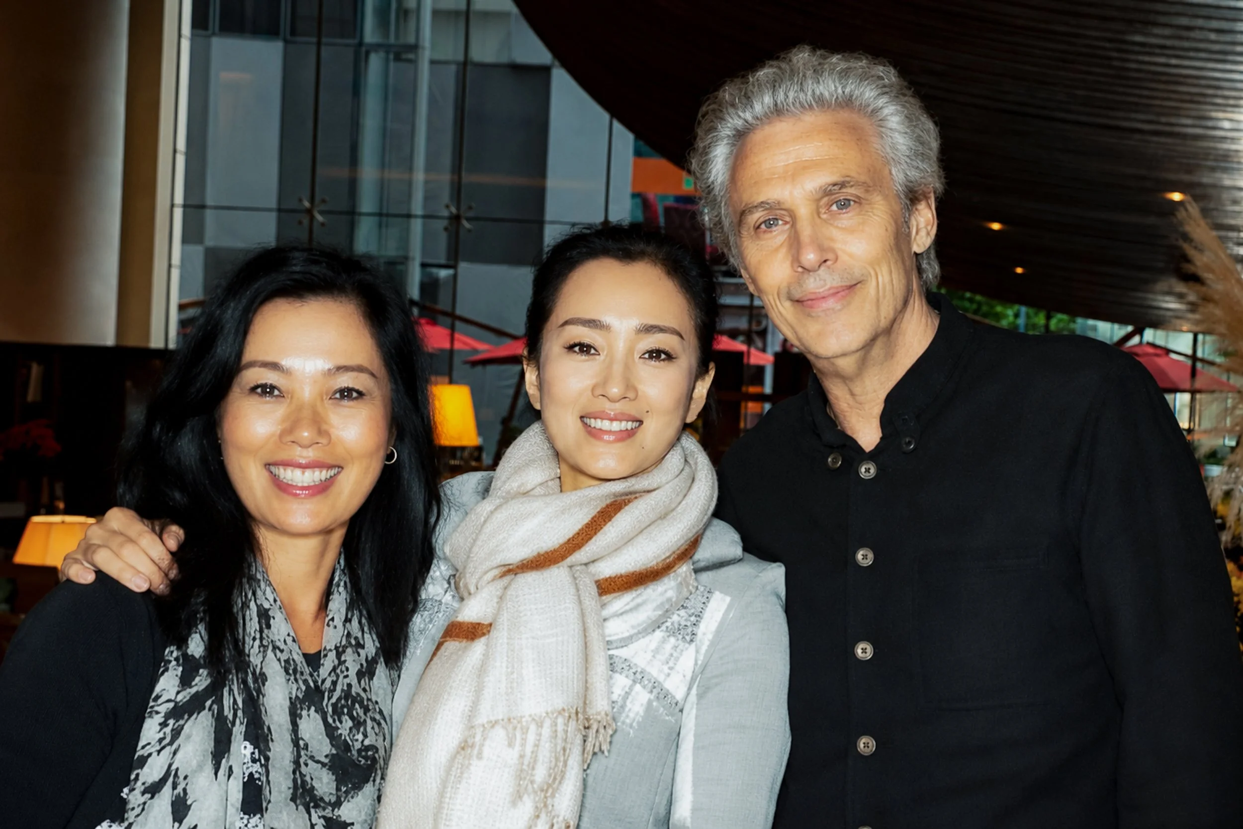 pushy chinese actress bombing an image of me and the wife.