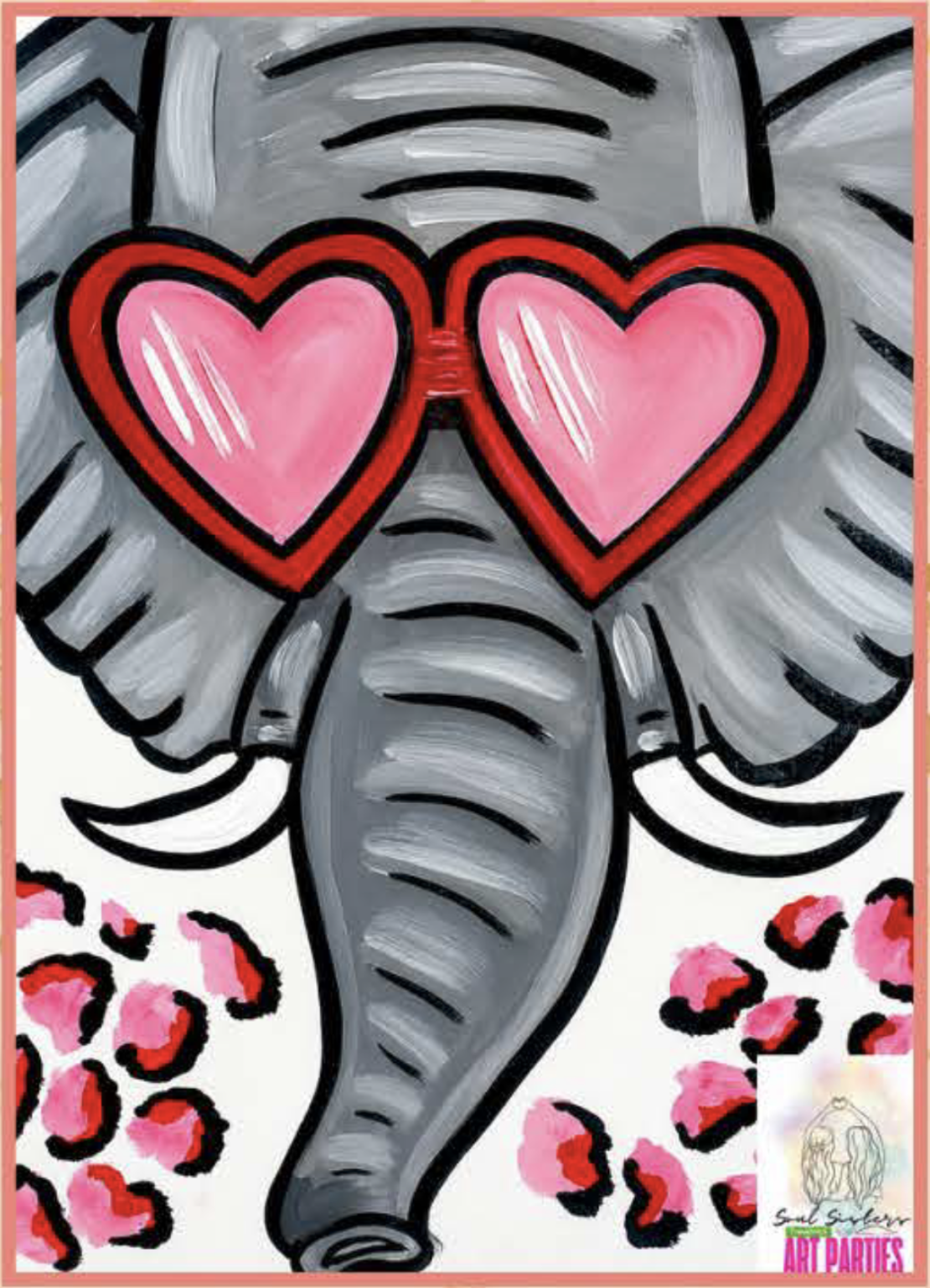 Canvas Painting Class with Soul Sisters Art Parties