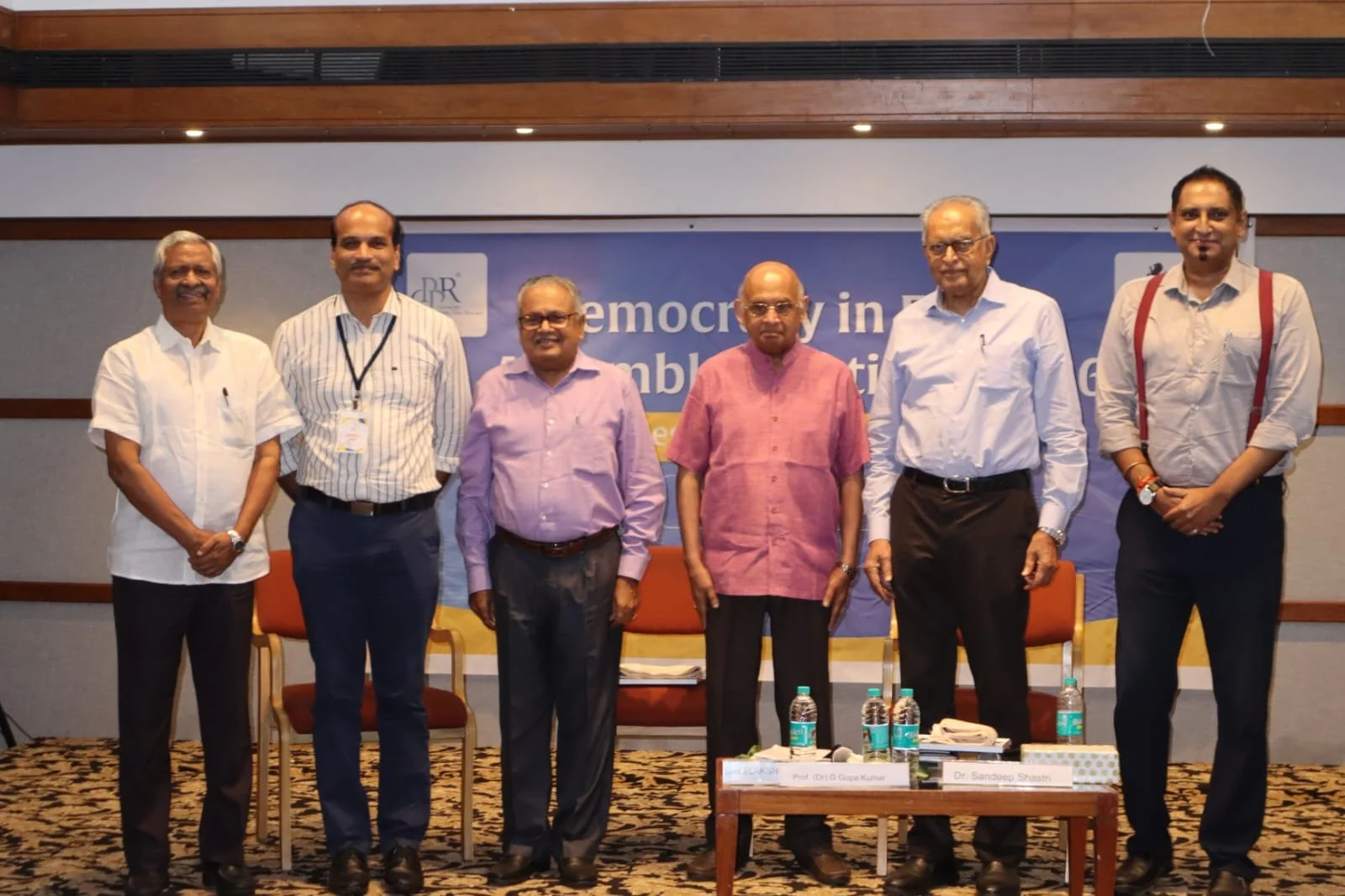 Was a panelist at a discussion on Democracy in Focus - Issues, People and Choices with a focus on th