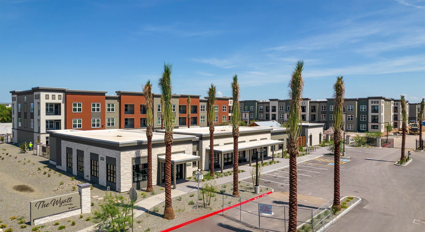 Friday Feature: The Wyatt

Location: Gilbert, Arizona
Scale: 272,909 SF
Program: Multi-Family Apartments / Amenity
Team: @thompsonthrift, Integrity Structural Corp., DEVITA &amp; Associates, @kimleyhorn 
Status: Complete

Located in core of downtown 