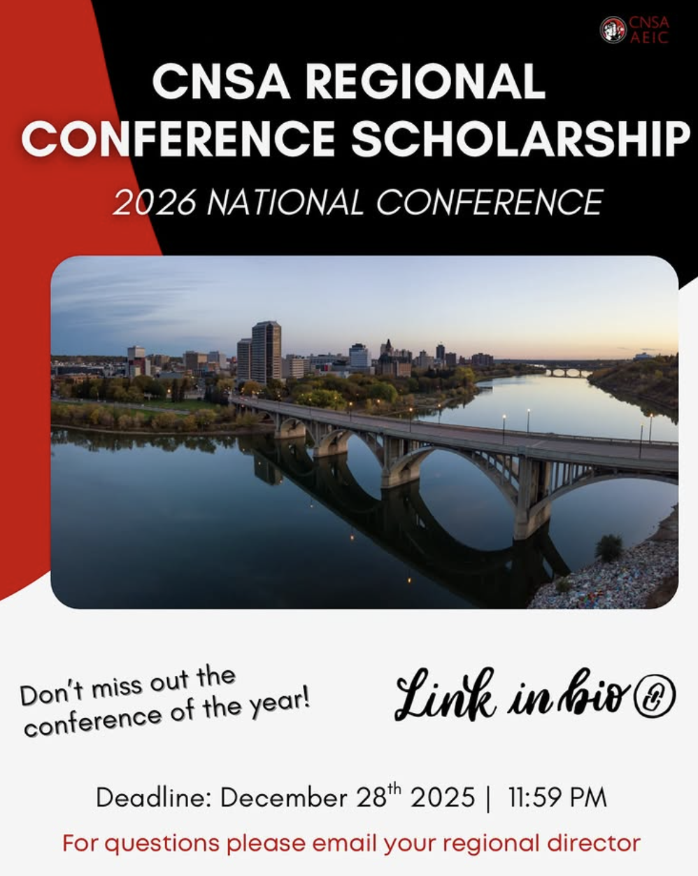 New for 2026: CNSA Regional Conference Scholarships