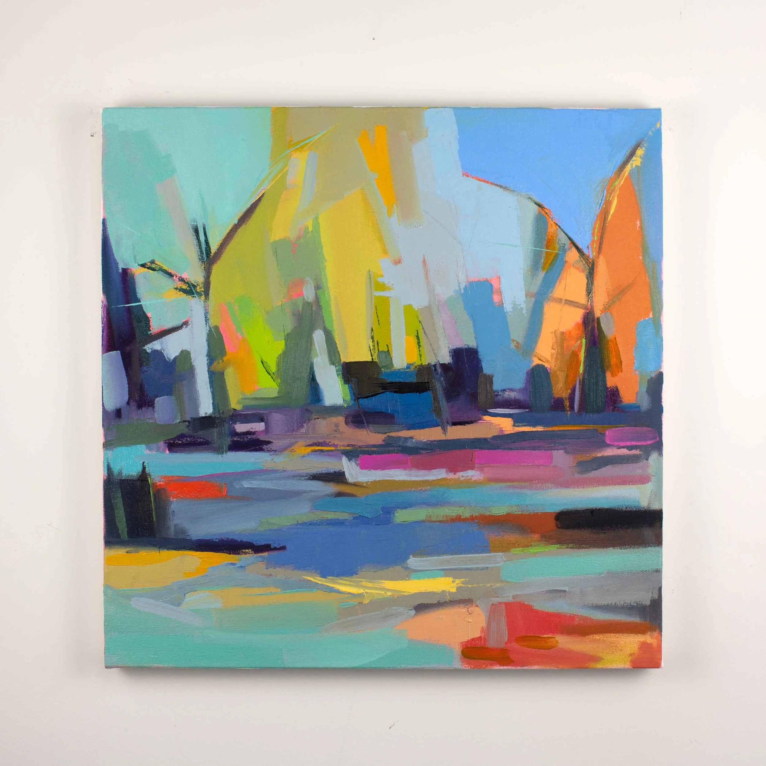 Midwinter, oil on canvas, 20 inches x 20 inches (SOLD)