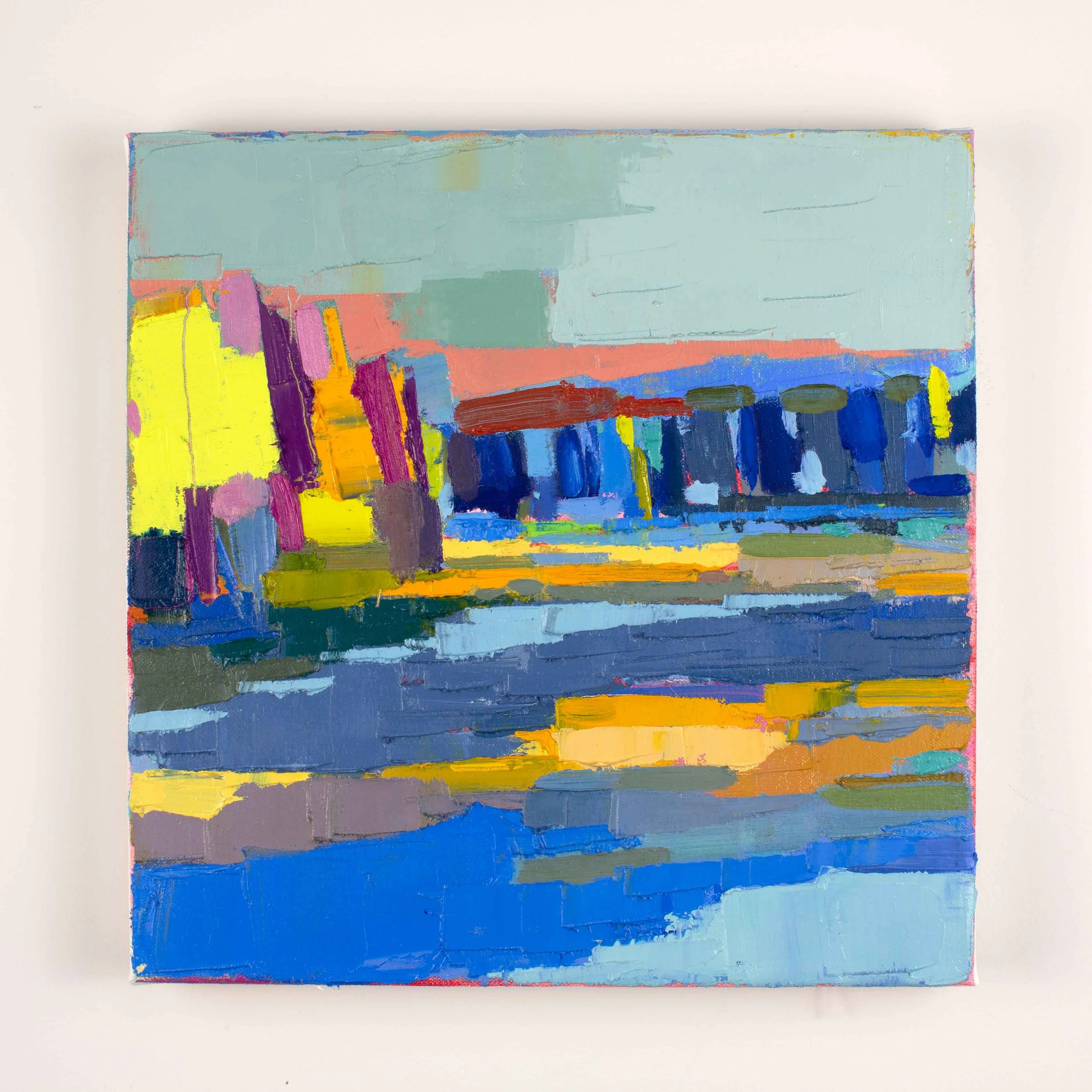 Afternoon Walk, oil on canvas, 12 inches x 12 inches (SOLD)