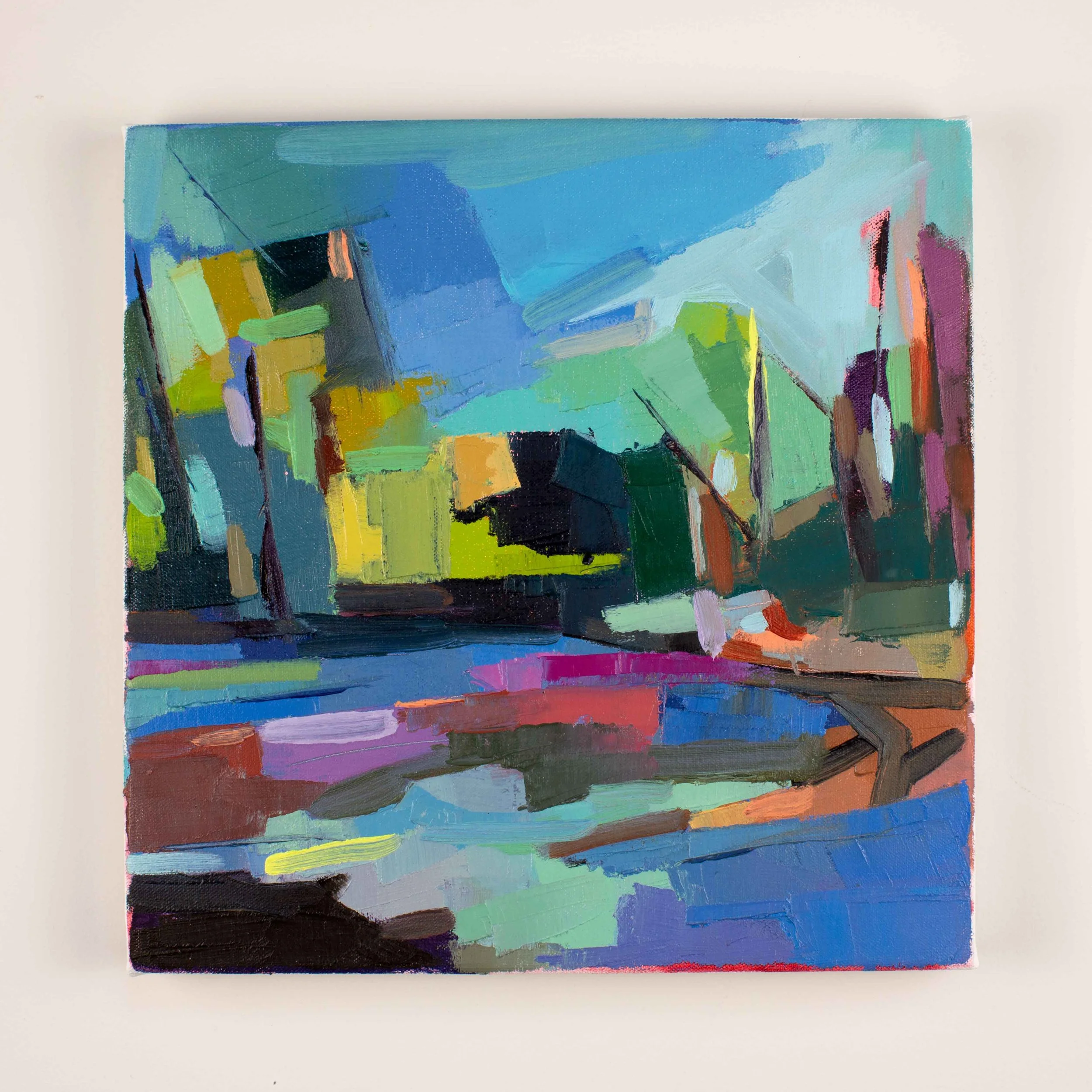 Current, oil on canvas, 12 inches x 12 inches (SOLD)