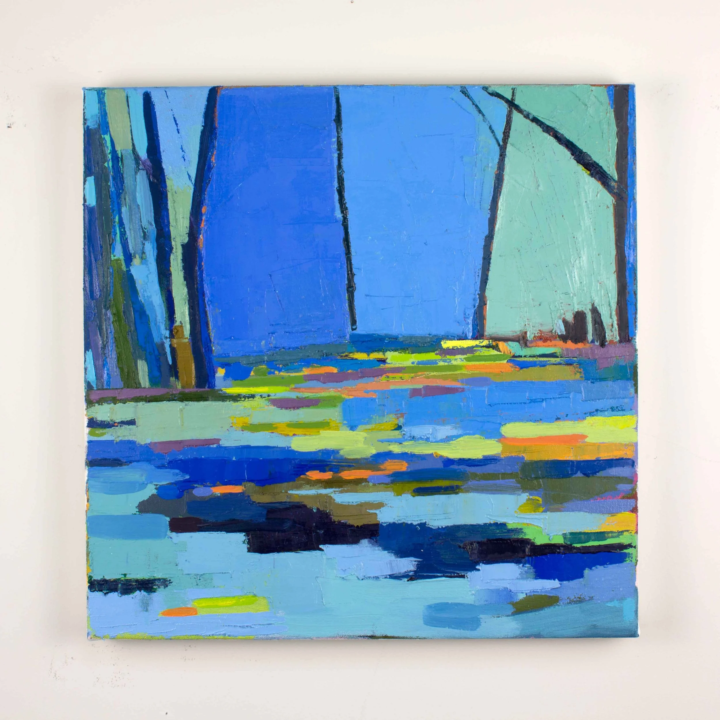 Passing By, oil on canvas, 16 inches x 16 inches (SOLD)