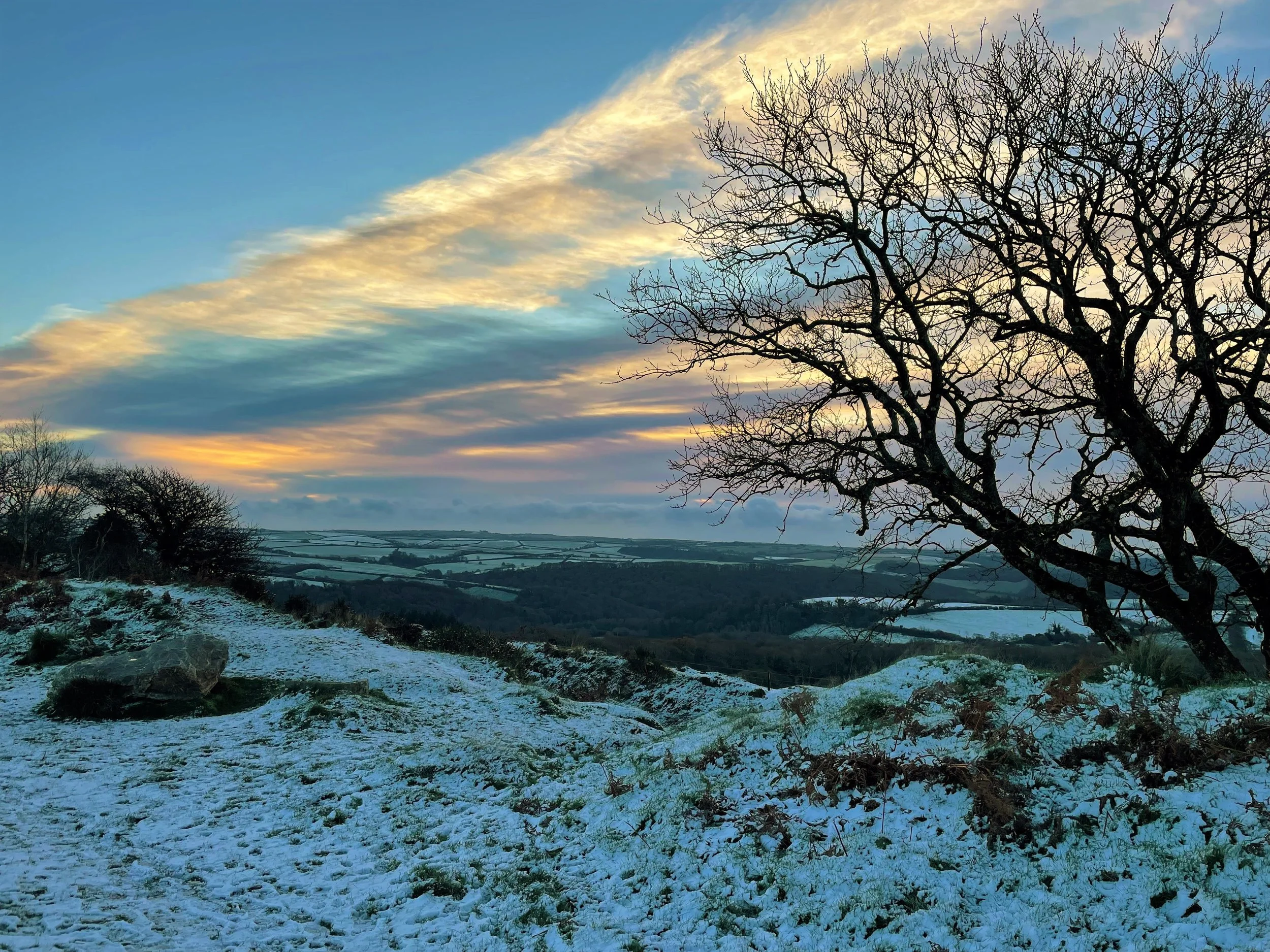 12 December Snowy Dawn Blackdown Rings.JPG