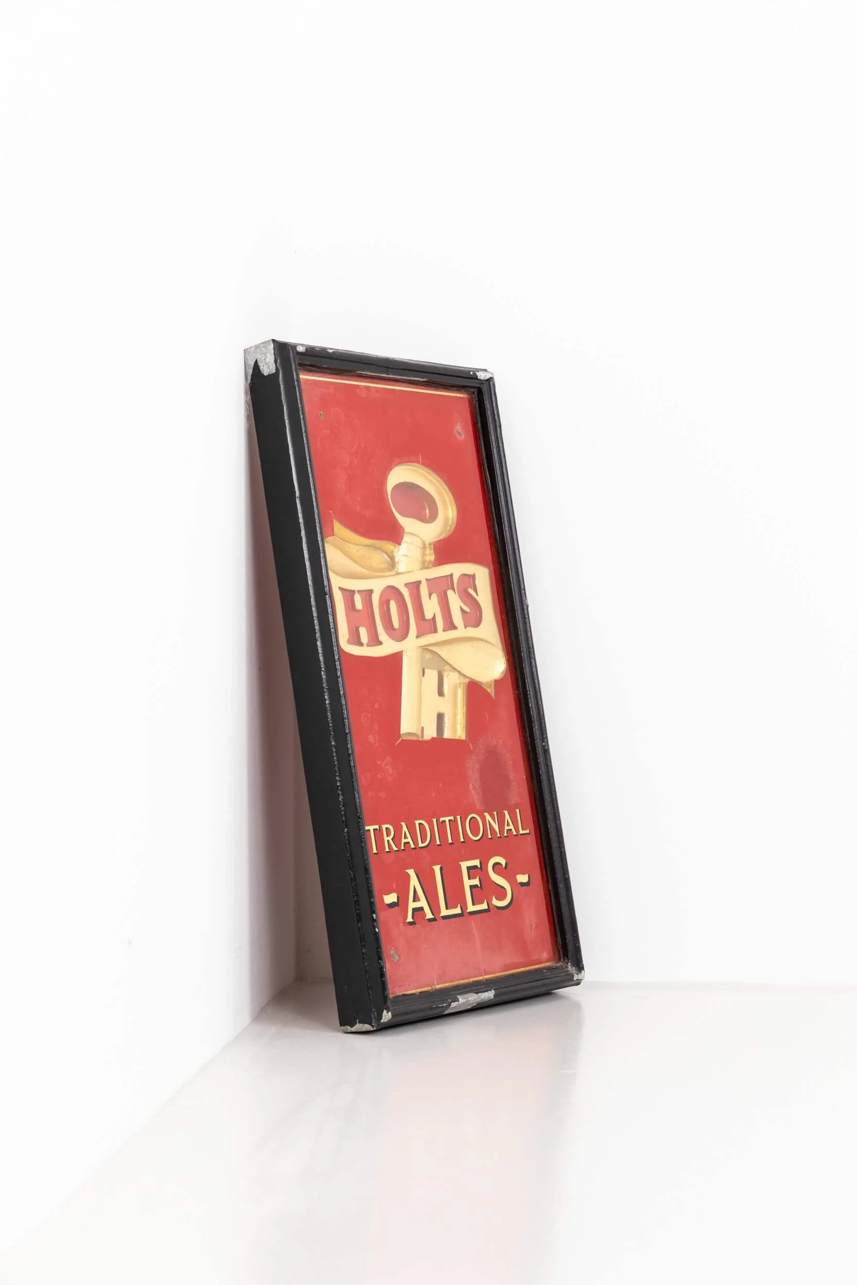 VIntage Industrial Mid-Century Glass Metal Pub Brewery Sign (1).jpg
