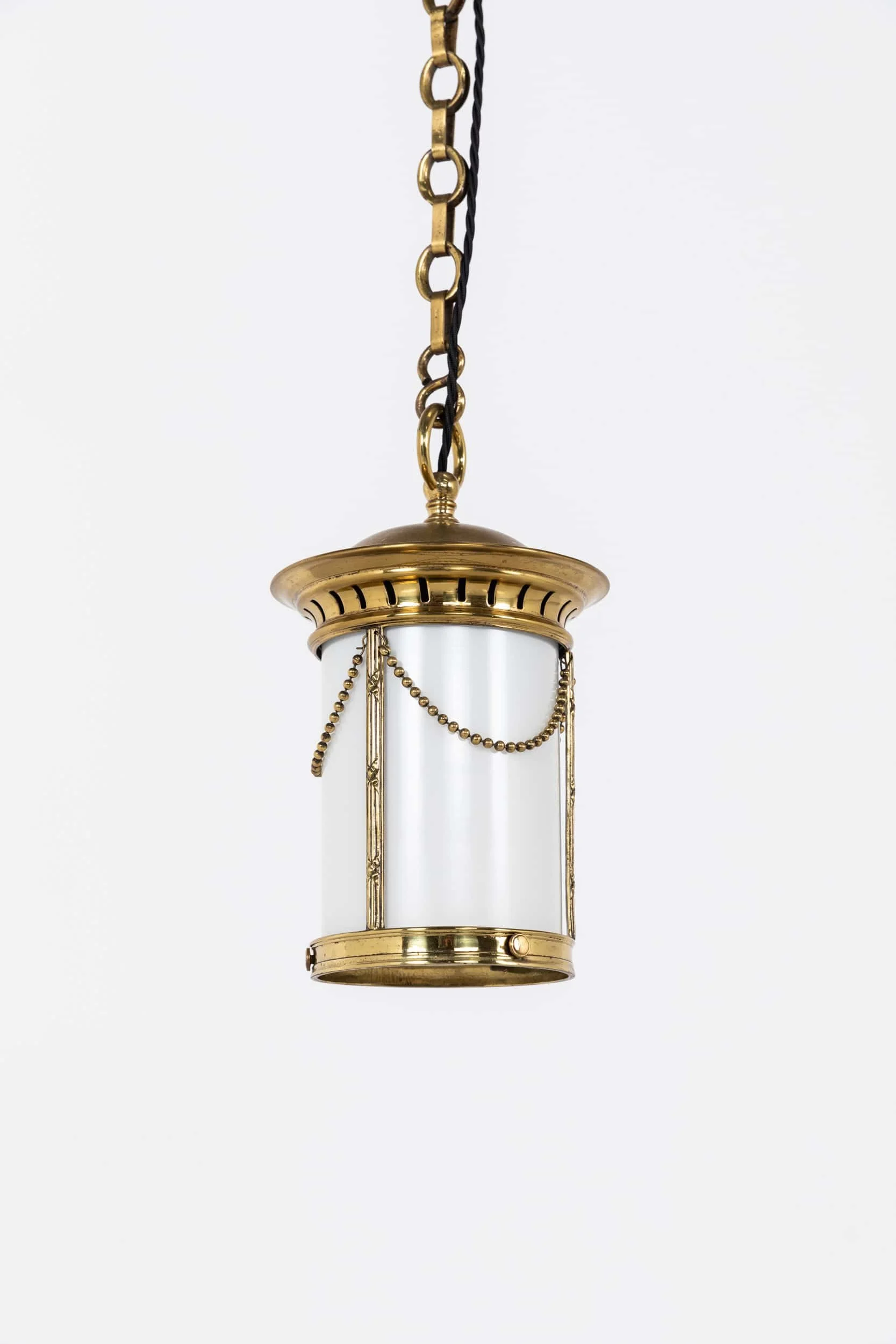 Antique Brass GEC Glazed Porch Lantern (1).jpg
