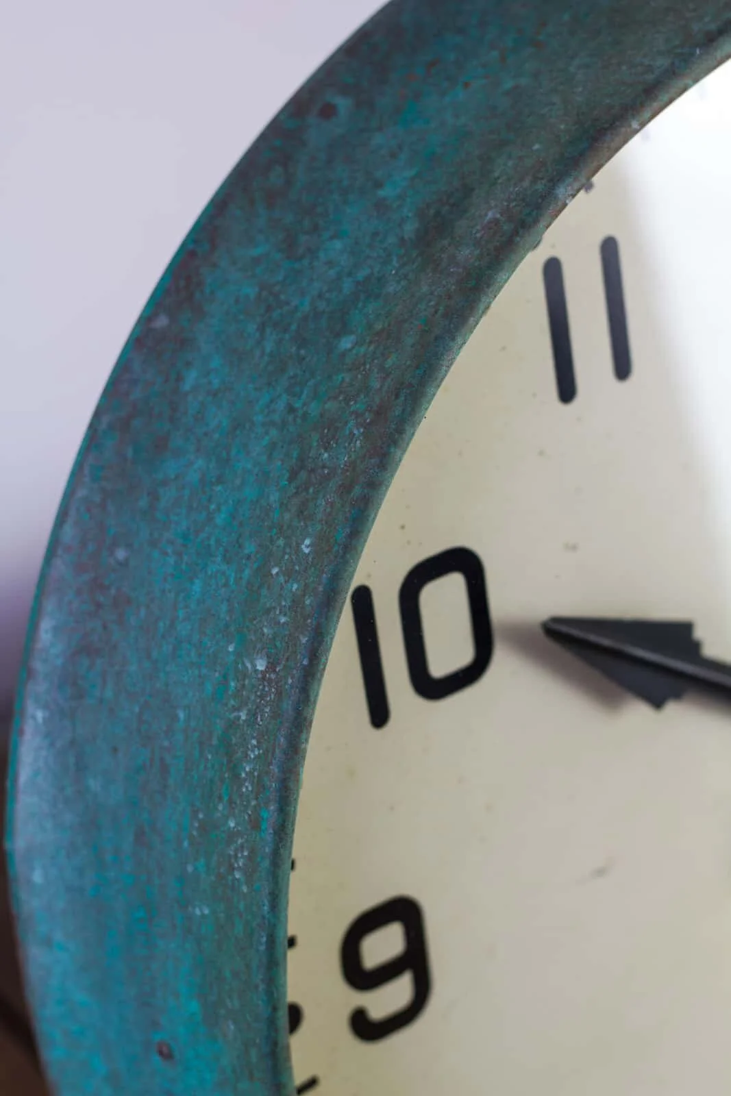 Gents of Leicester Verdigris Station Wall Clock — Antiques Workshop ...