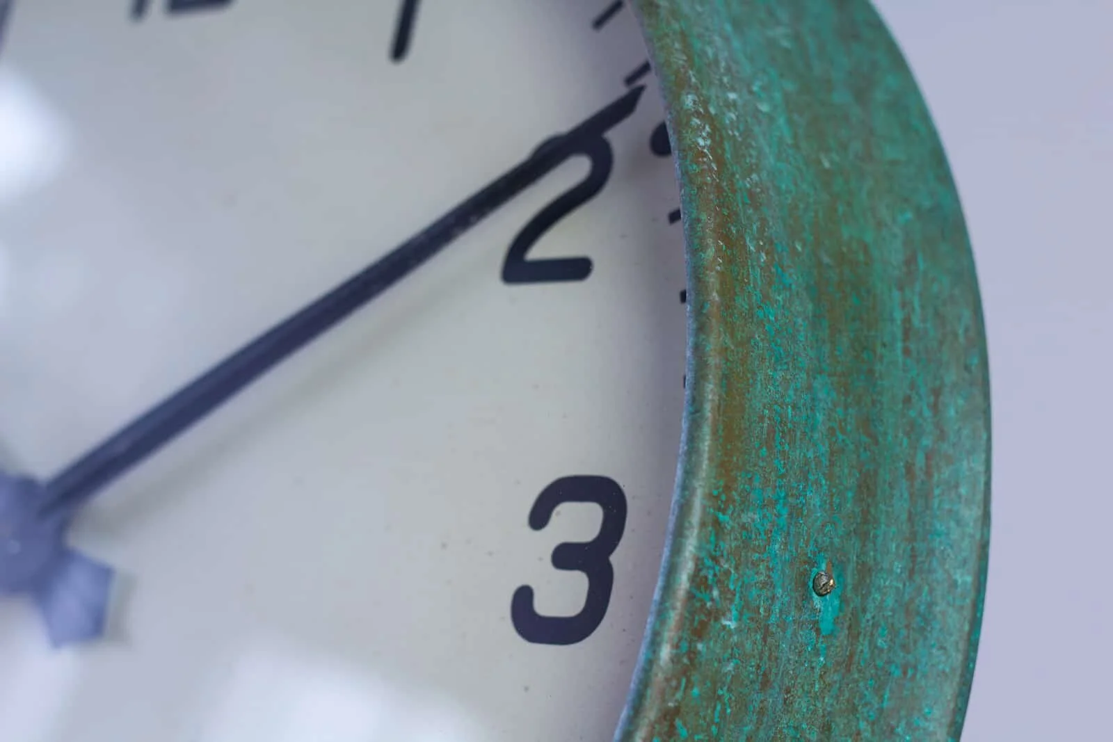 Gents of Leicester Verdigris Station Wall Clock — Antiques Workshop ...