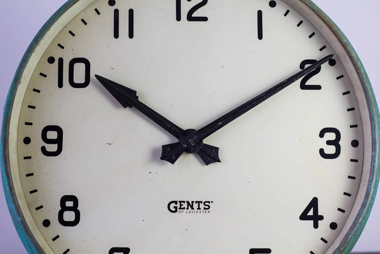 Gents of Leicester Verdigris Station Wall Clock — Antiques Workshop ...