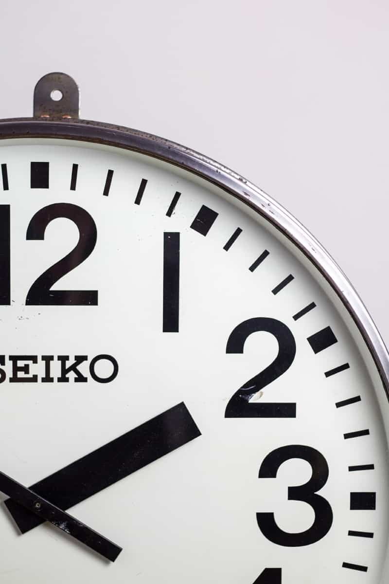 XL Factory Seiko Clock — Antiques Workshop | Exceptional Vintage & Antique  Interior finds with a focus on Clocks and Lighting