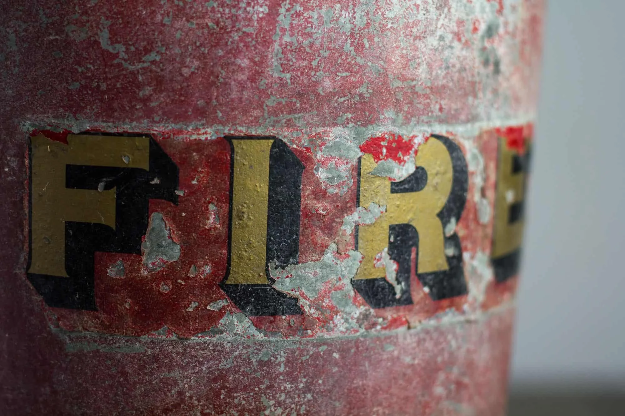 Hand Painted Antique Fire Bucket — Antiques Workshop | Exceptional ...
