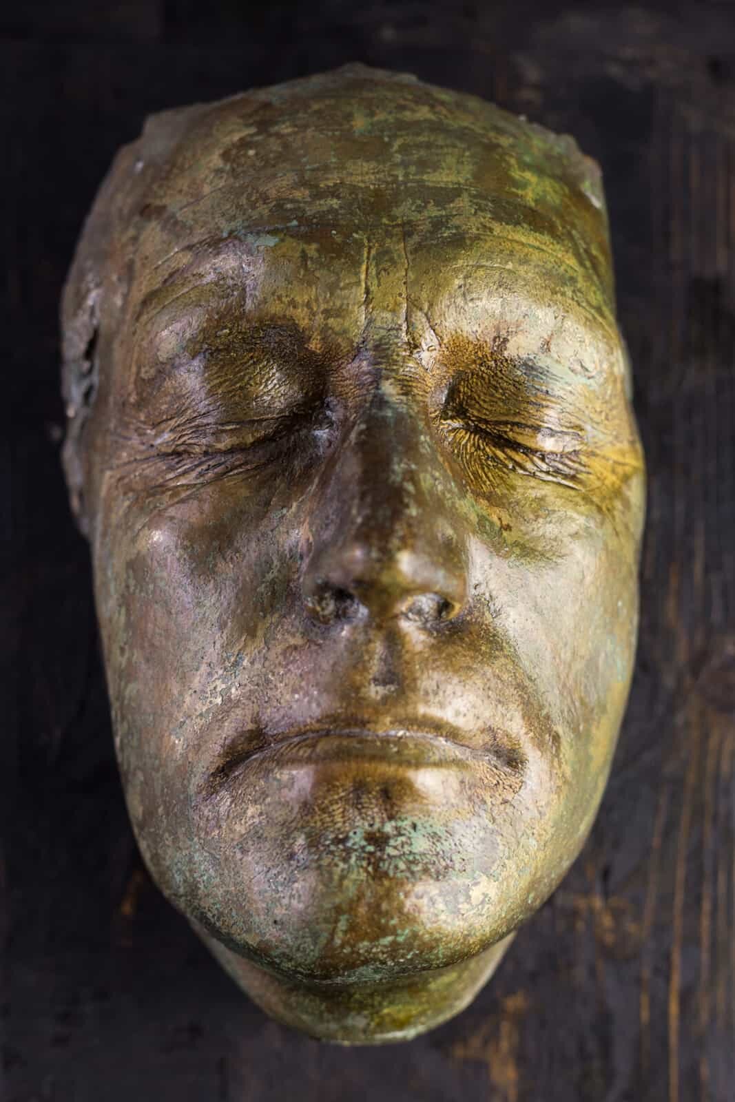 Death Mask Design Plaster Mounted Death Mask — Antiques Workshop | Exceptional Vintage ...