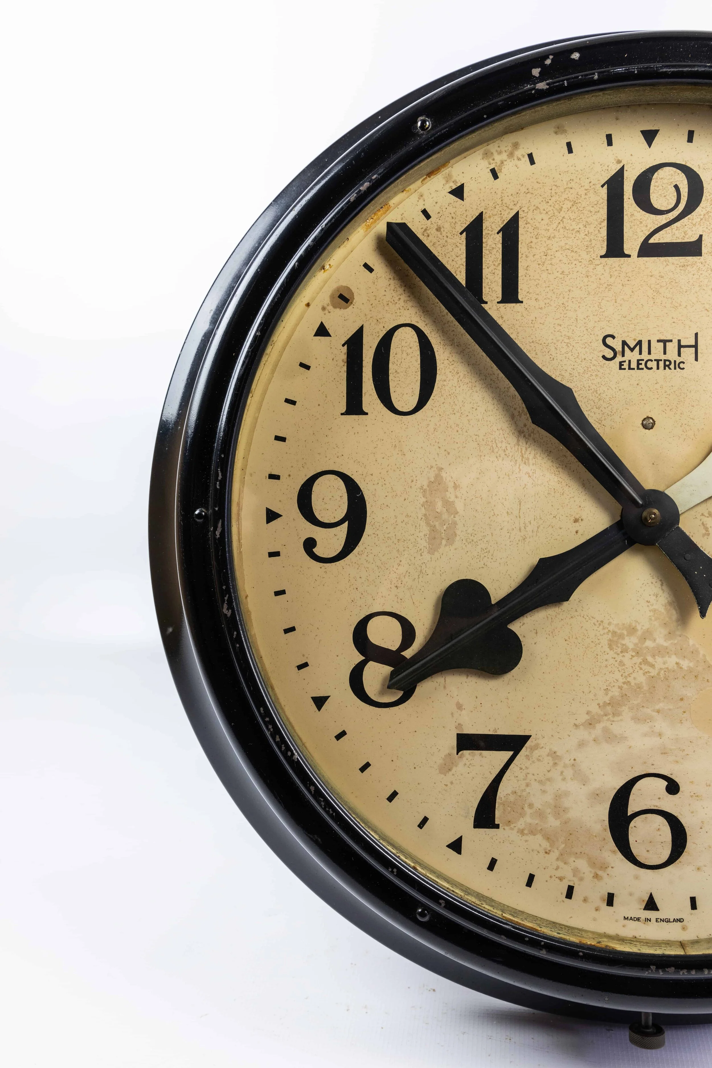 Early 18" Smiths Electric Clock — Antiques Exceptional