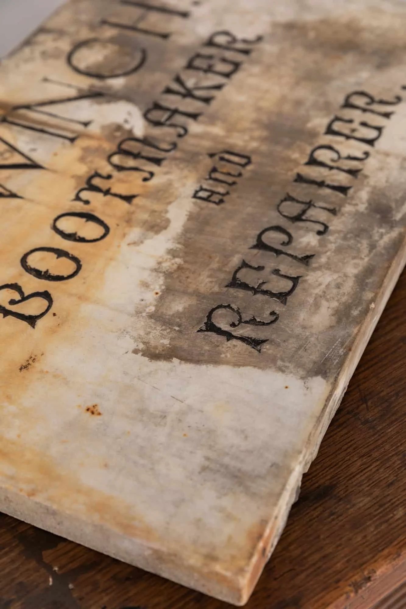 Bootmaker's Alabaster Trade Sign — Antiques Workshop | Exceptional ...