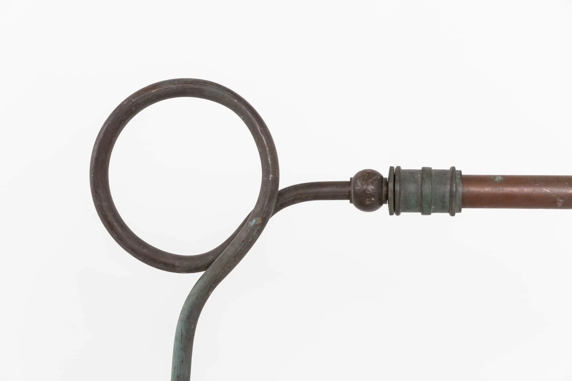 Looped Brass Gas Wall Lamp — Antiques Workshop | Exceptional Vintage ...