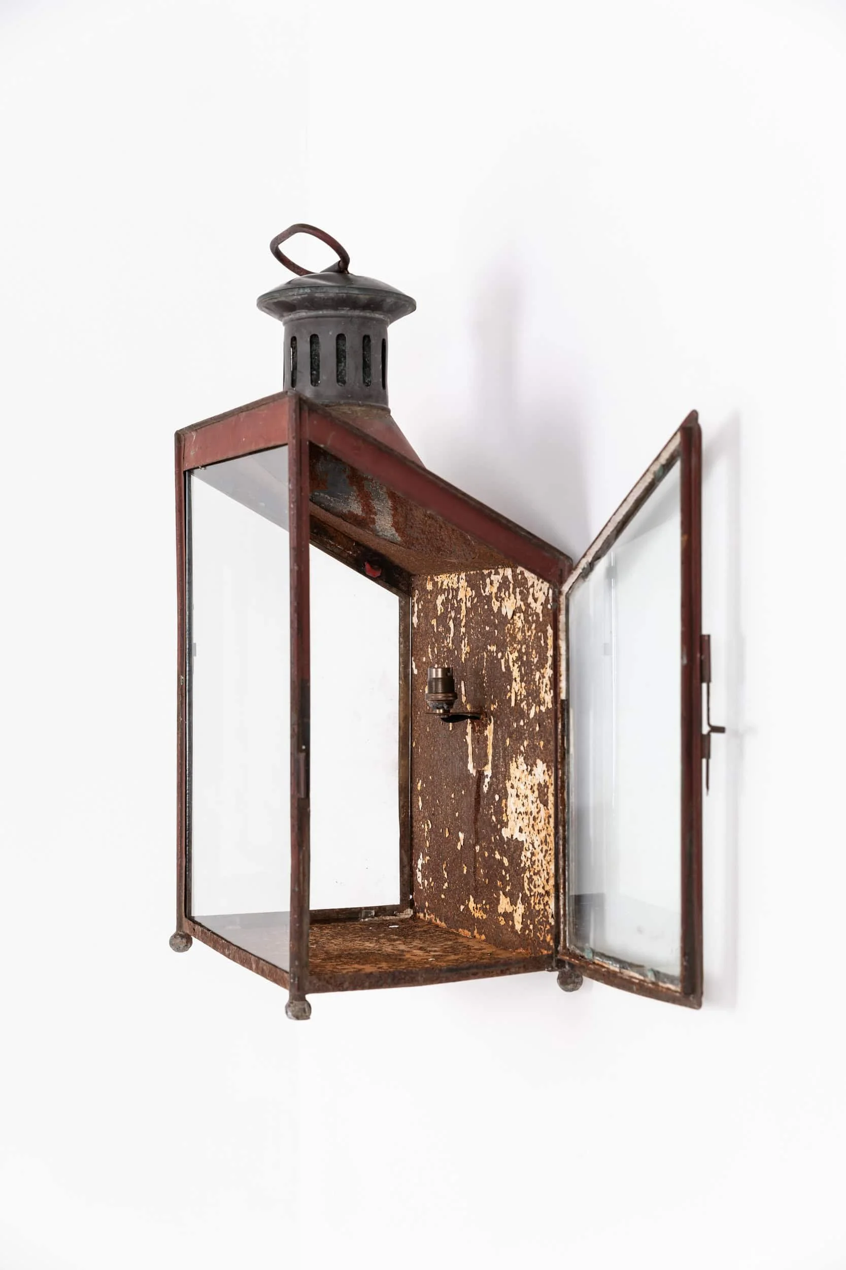 Antique 19th Century Toleware Railway Lantern — Antiques Workshop ...