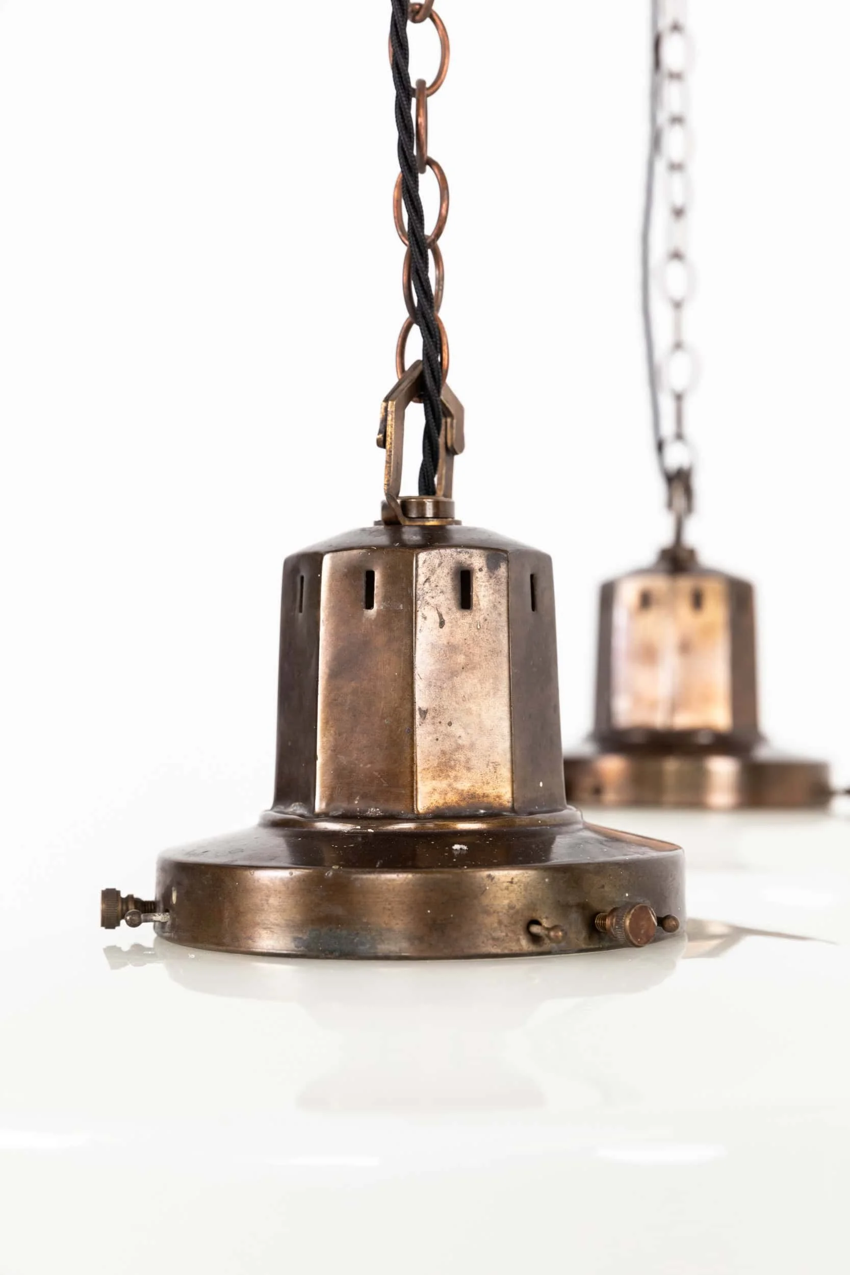 Antique Vintage Art Deco GEC Stepped Opaline Glass Pendant Lights (6).jpg