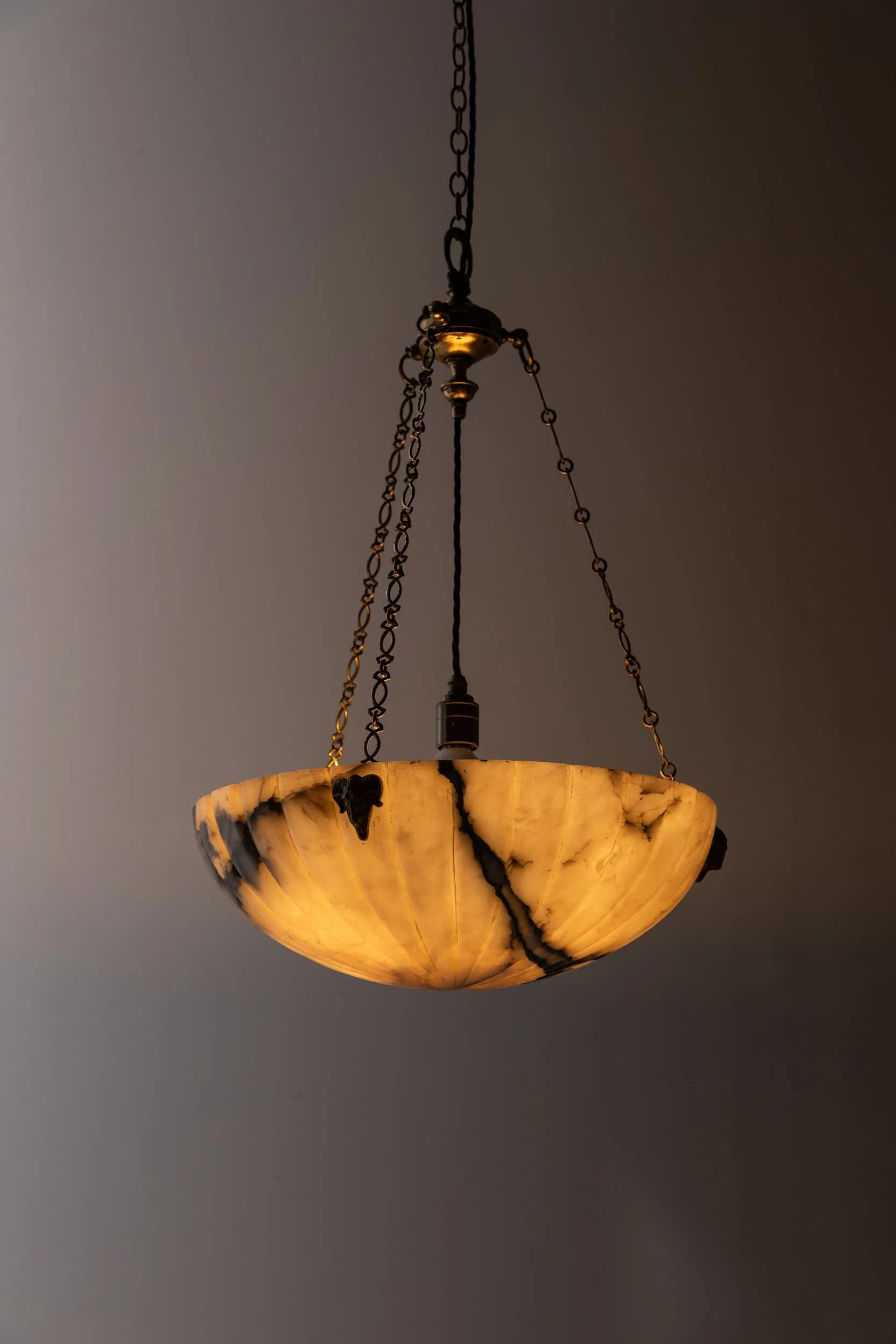 Antique Early 20th Century Hand Carved Alabaster Plafonnier Bowl Light (3).jpg