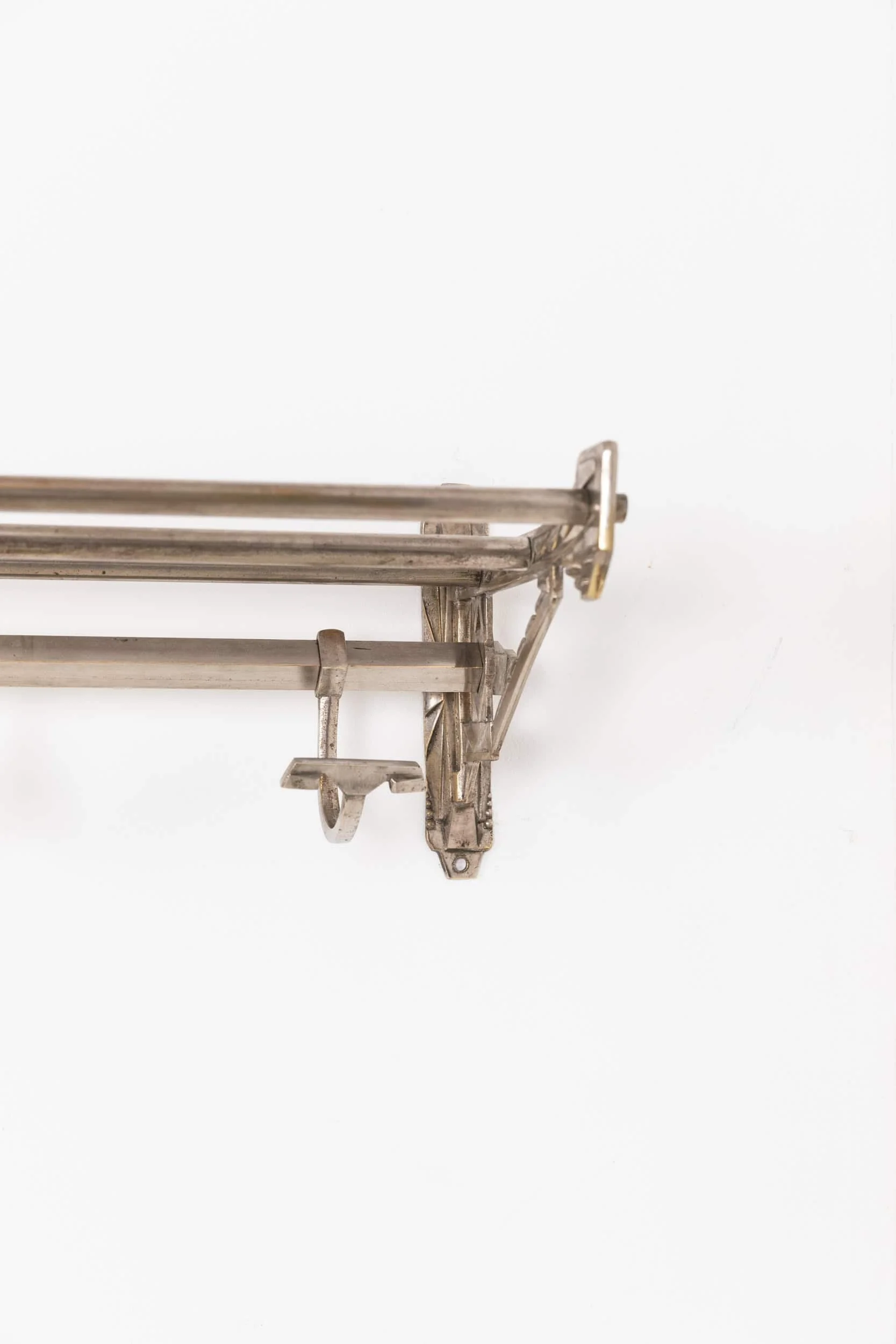 Vintage Antique Art Deco French Nickel Plated Coat Rack (3).jpg