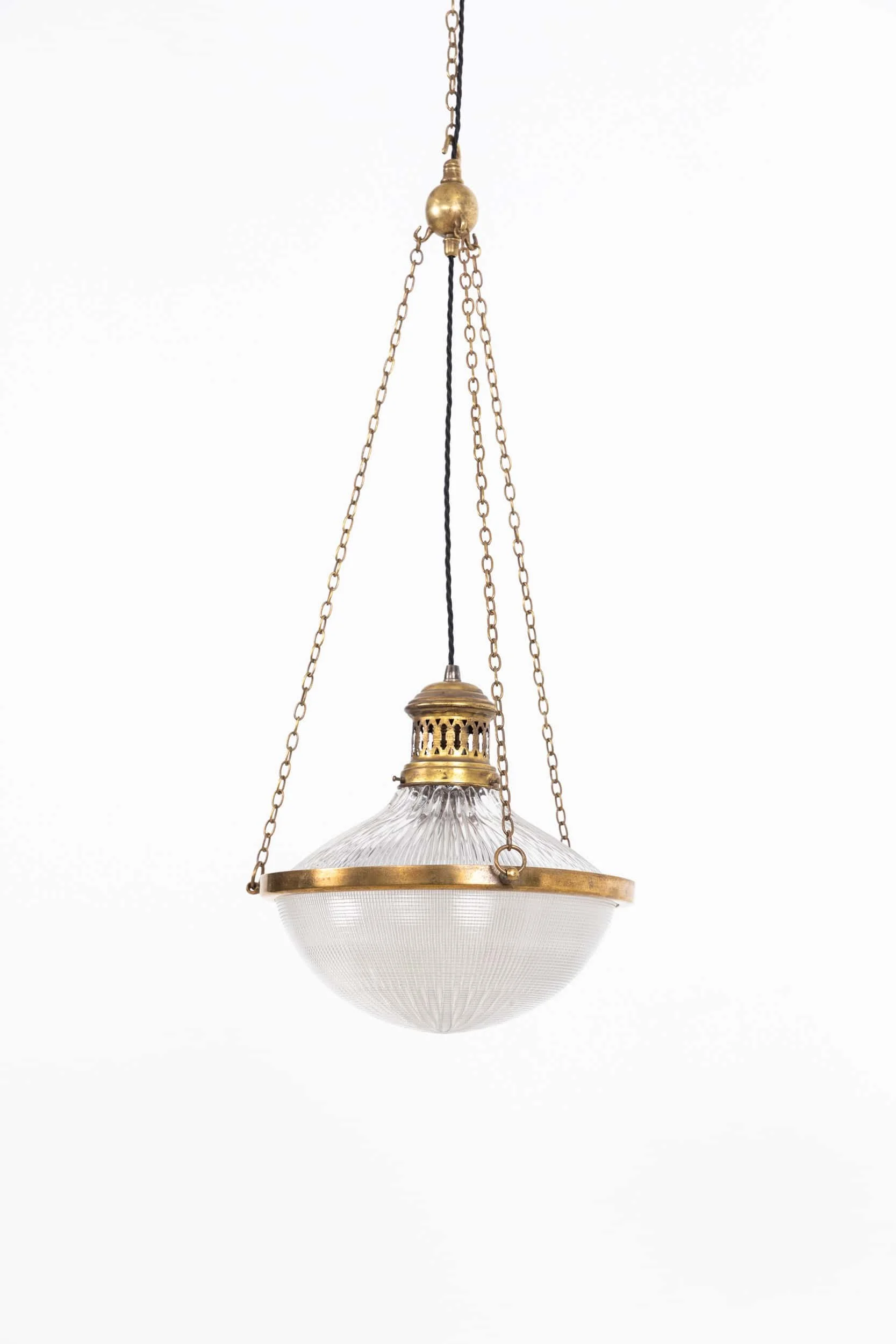 Antique Early 20th Century Holophane Blondel Stiletto Pendant Light (1).jpg