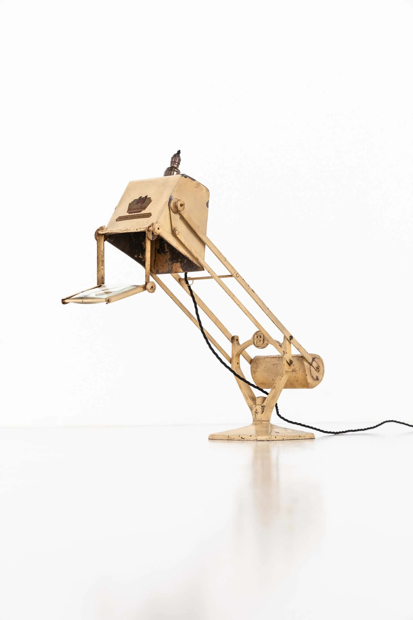 Vintage Industrial Horstmann Pluslite Desk Lamp