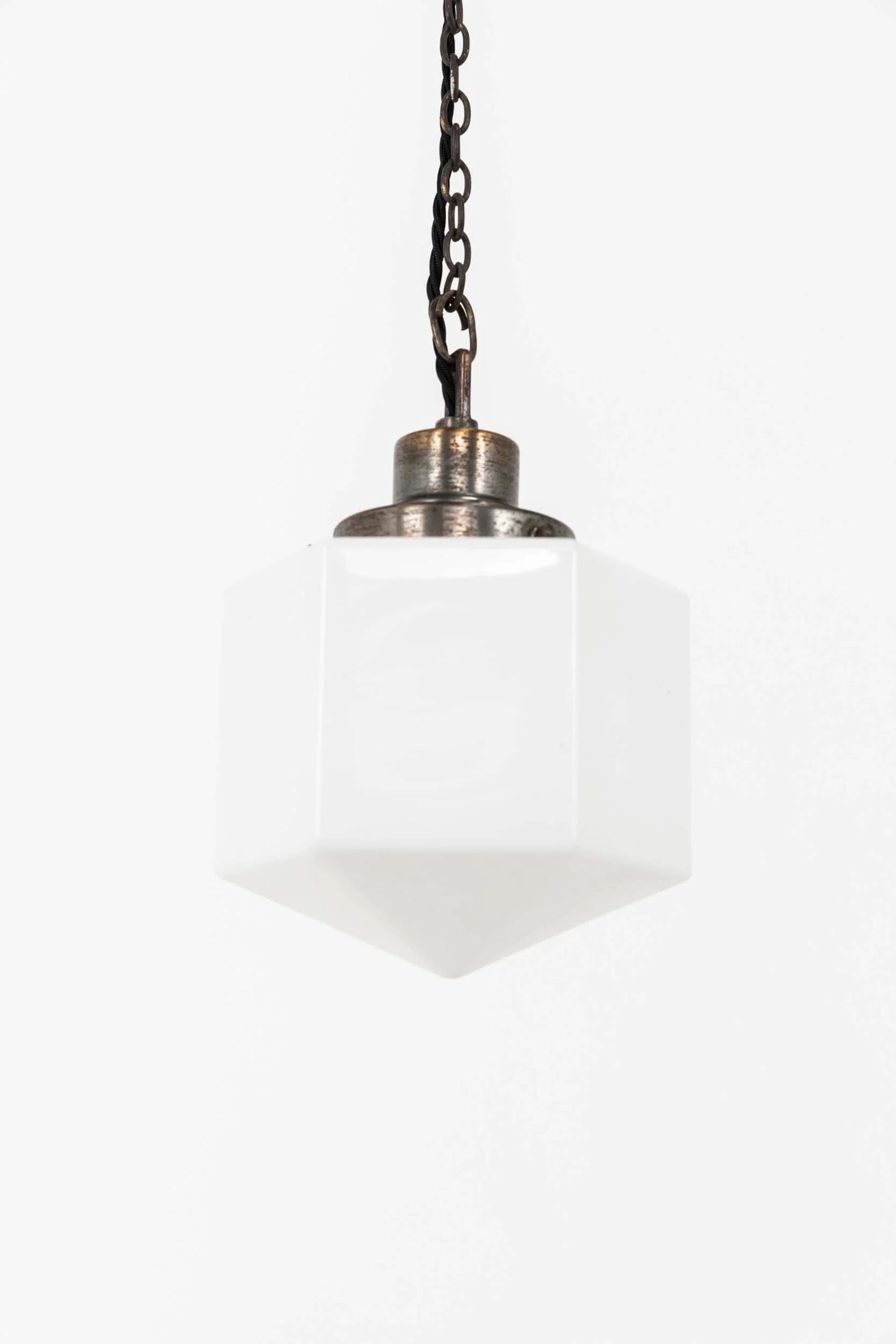 Antique Art Deco Hexagonal Opaline Glass Pendant Light (1).jpg