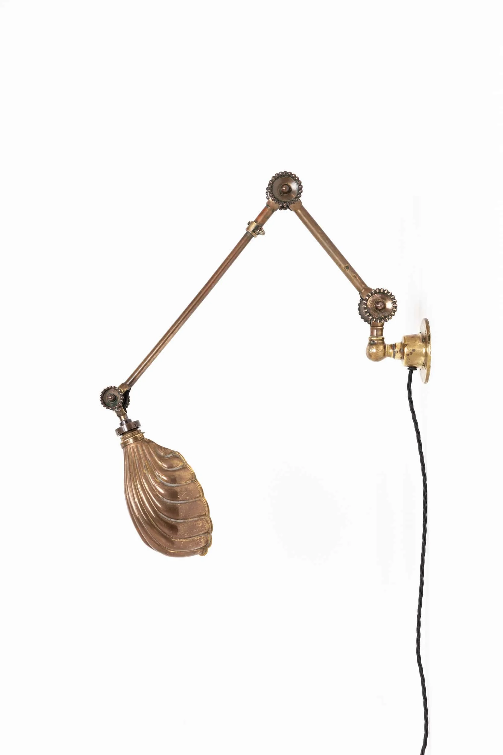 Antique Brass Industrial Dugdills Factory Lamp (1).jpg