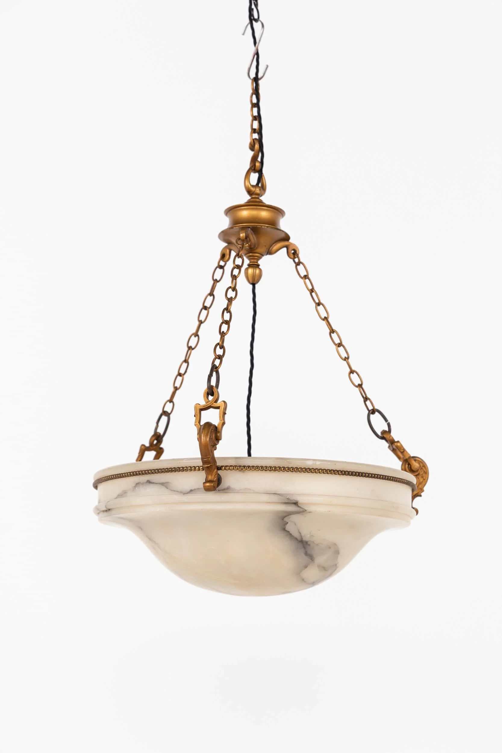 Antique Large Hand Carved Alabaster Plafonnier Ceiling Light (1).jpg