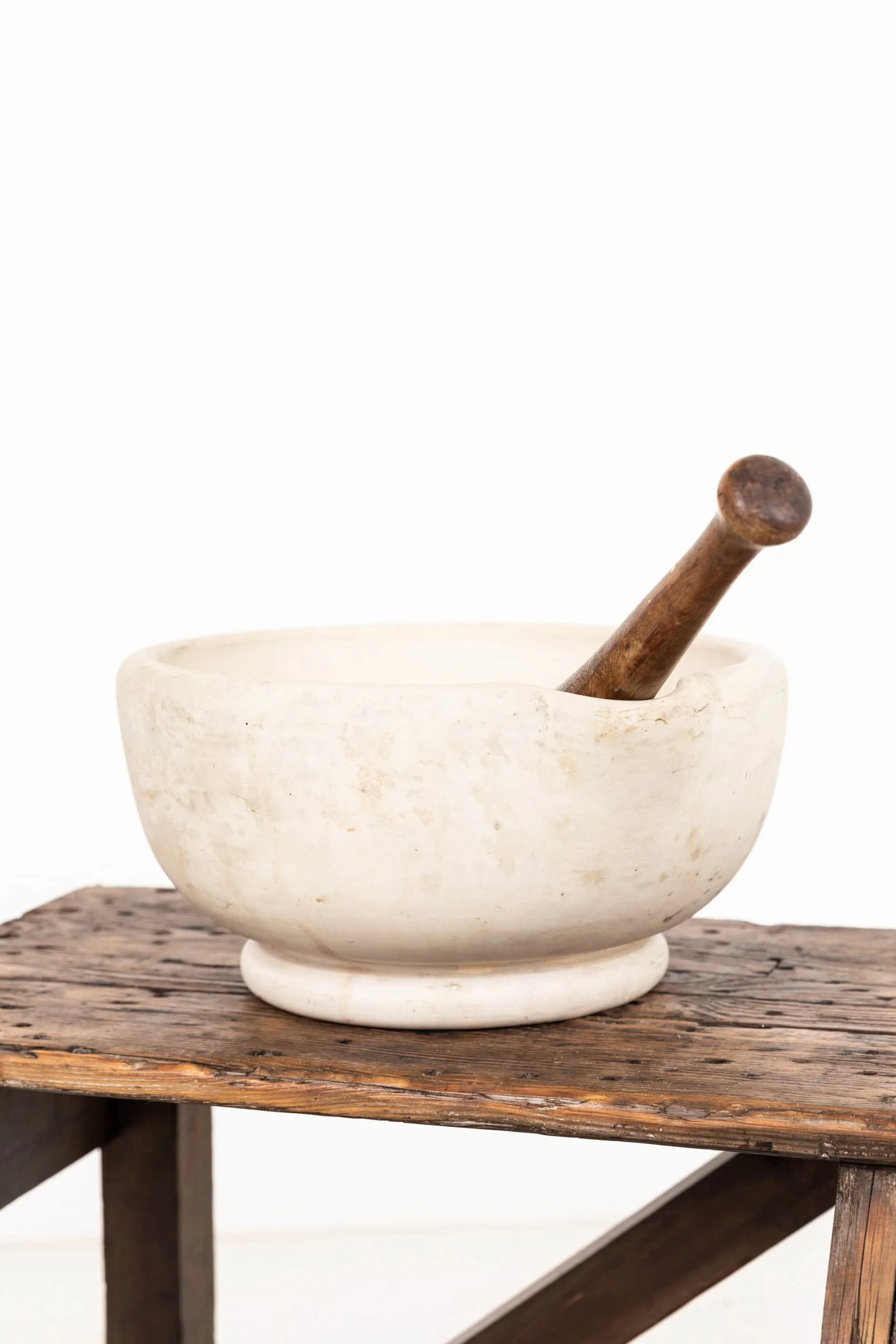 Antique Porcelain Pestle & Mortar