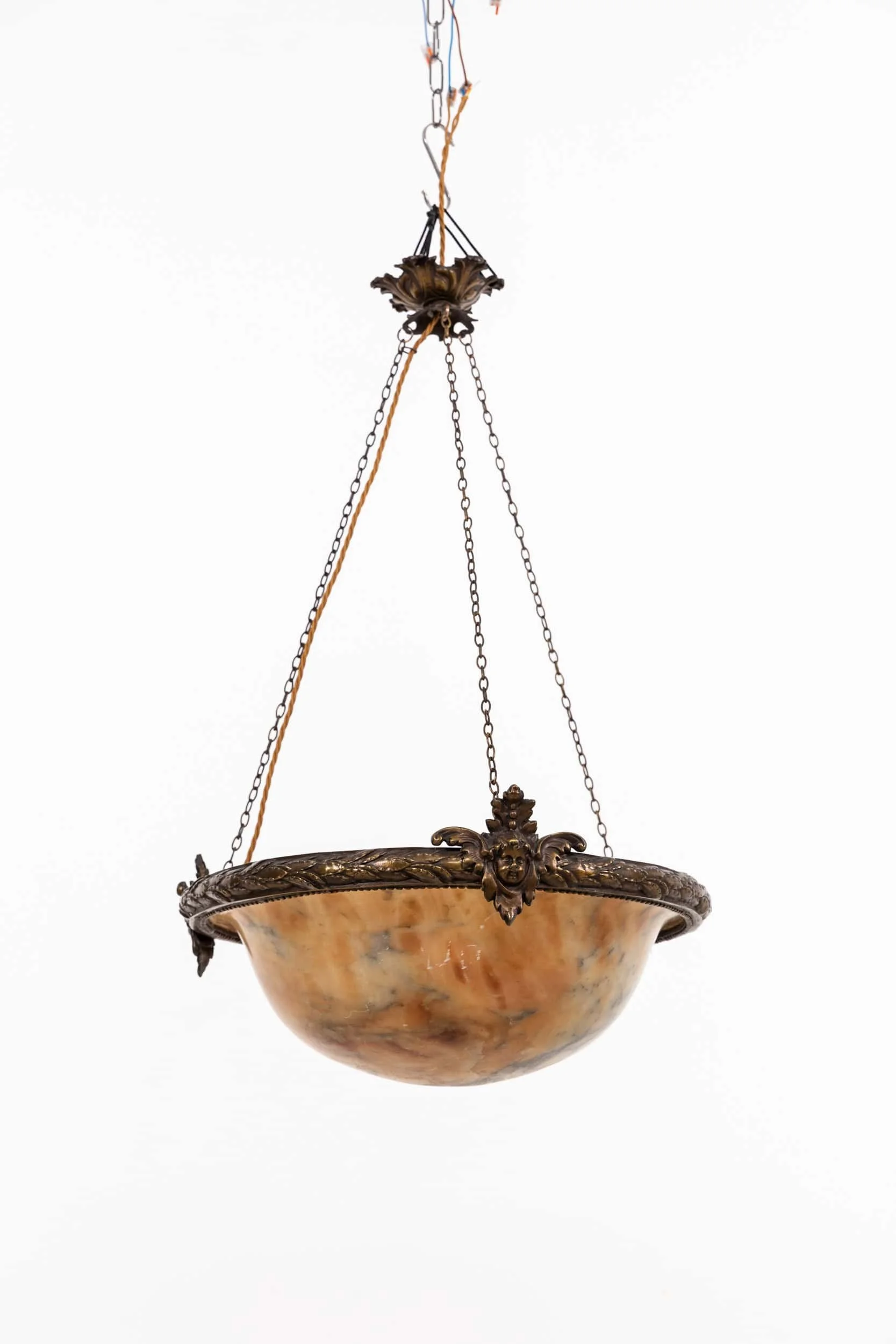 Antique French Large Alabaster Plafonnier Pendant Light (1).jpg