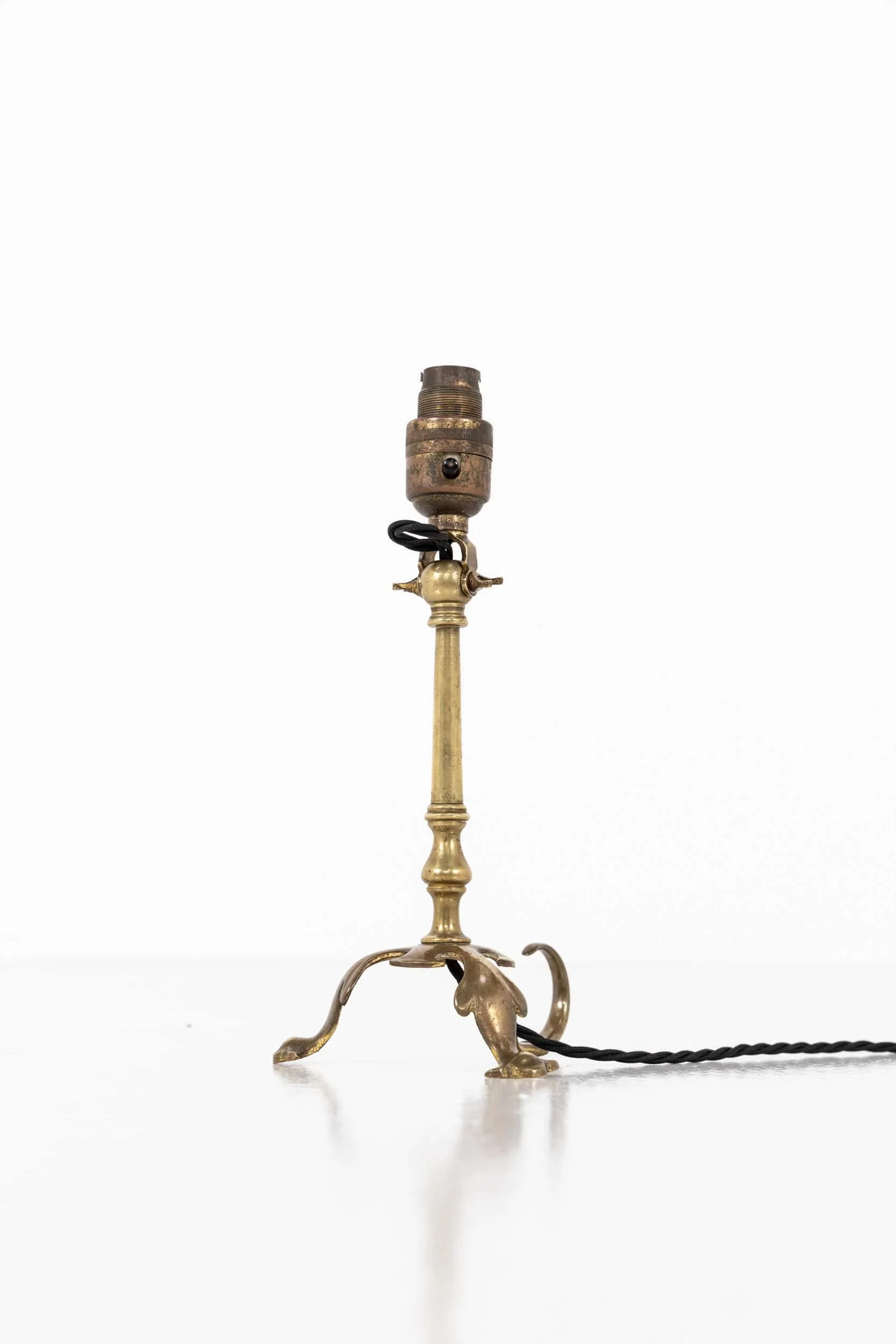 Mid-Victorian Brass Pullman Carriage Table Lamp