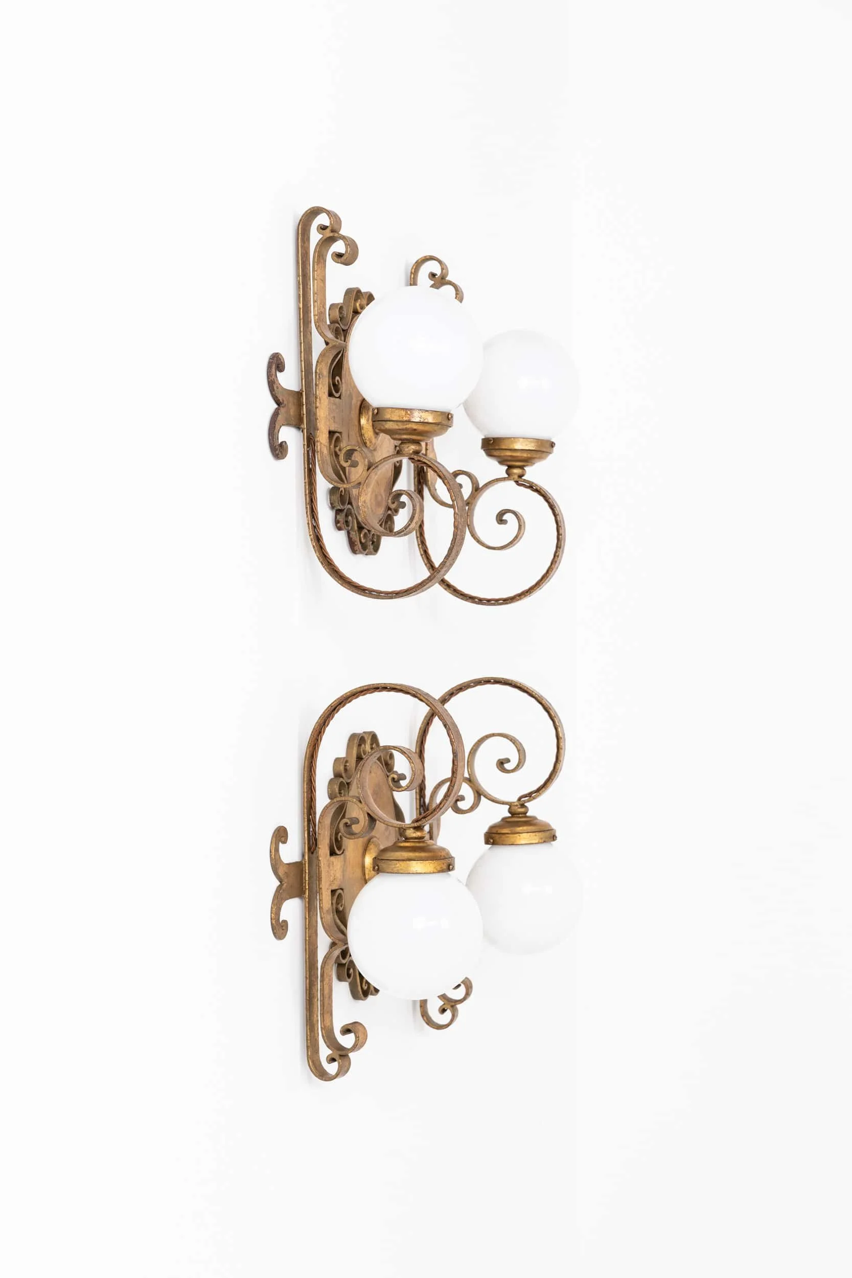 Pair of Blacksmith Gilt Wall Sconces (1).jpg