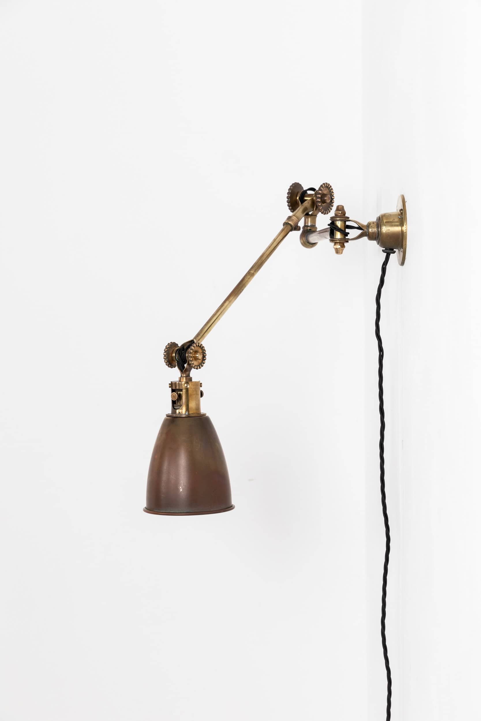 Antique Industrial Brass Dugdills Factory Machinists Lamp (1).jpg