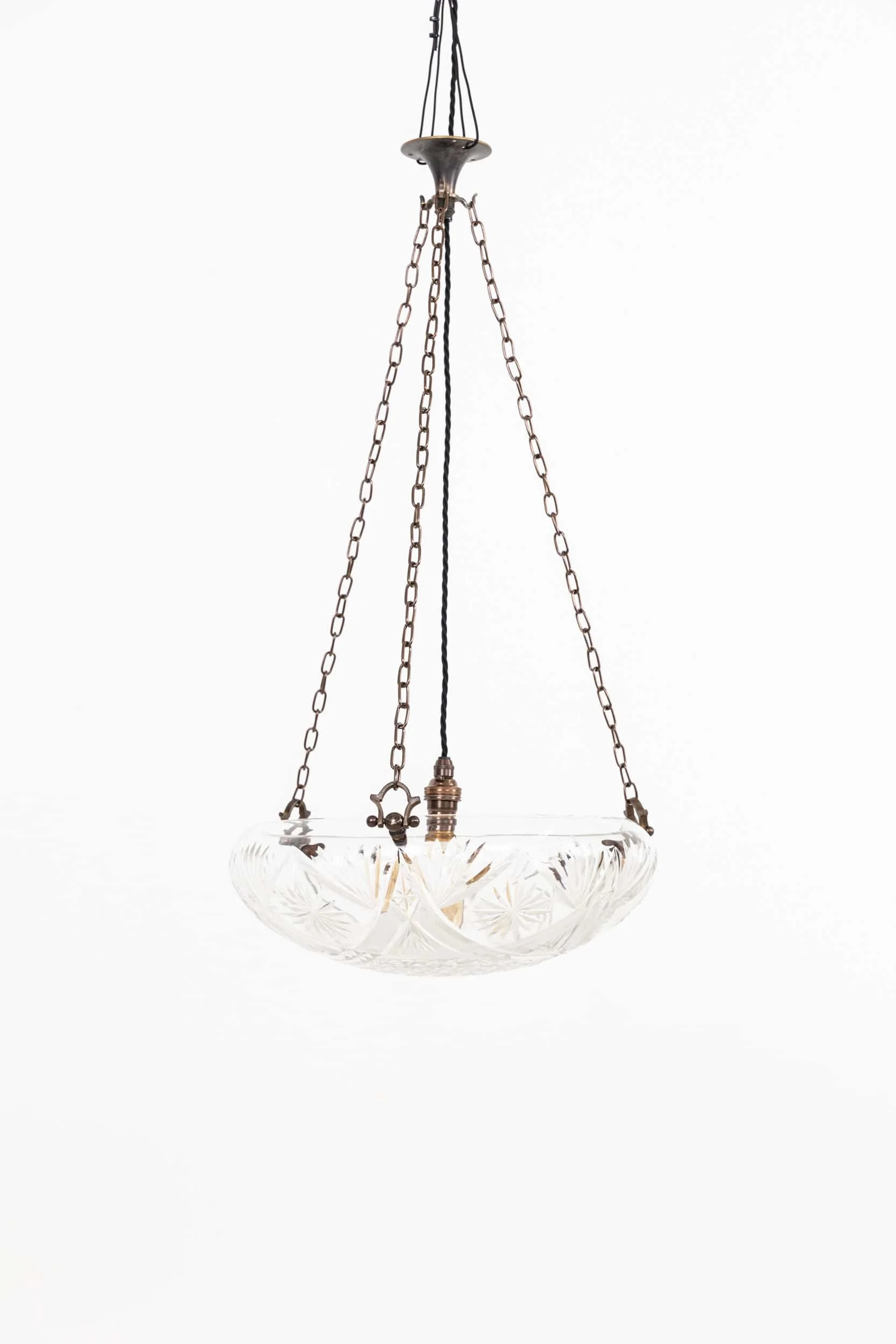 Antique Art Deco Cut Glass Plafonnier Ceiling Light (1).jpg