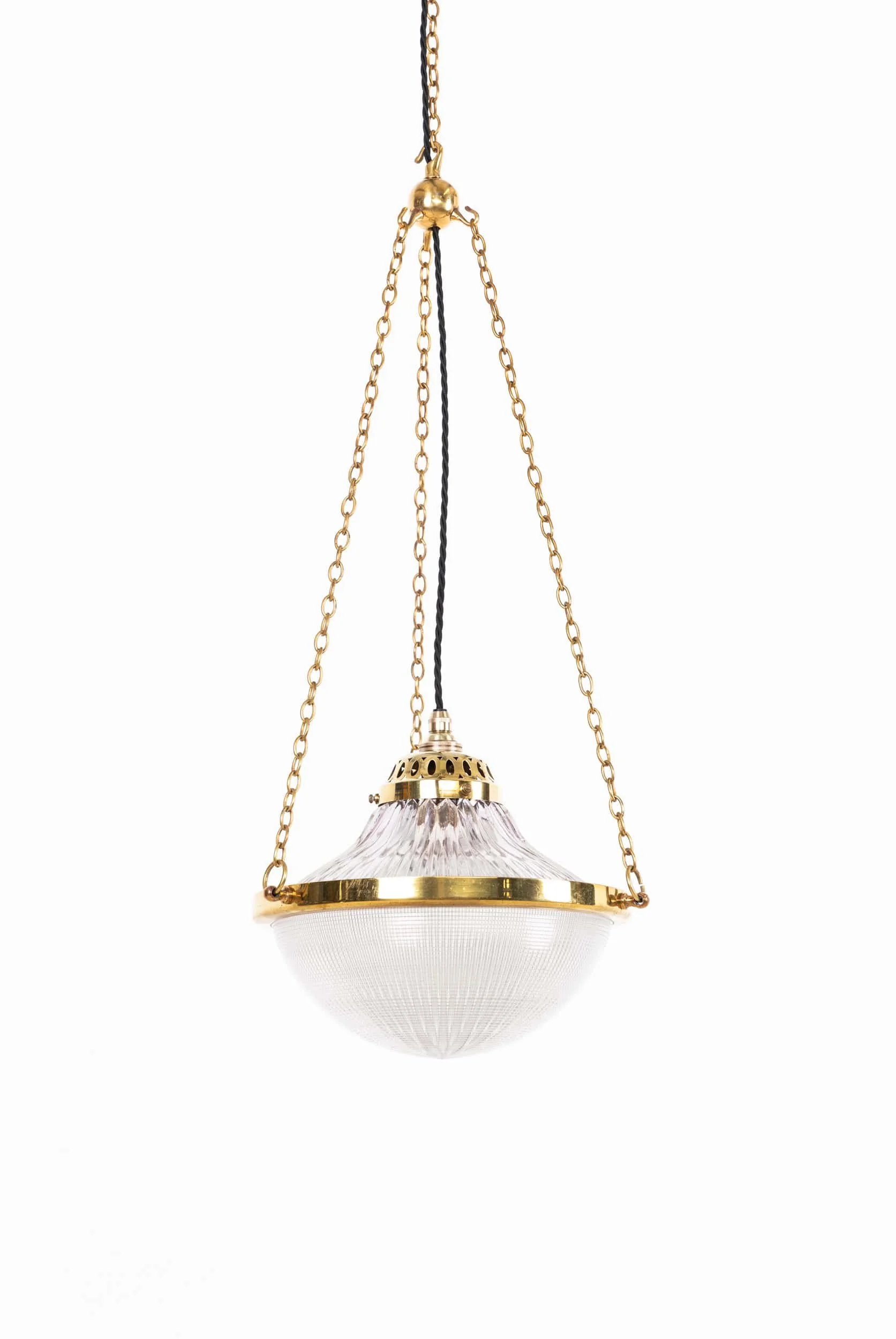 Antique Prismatic Glass Holophane Blondel Stiletto Pendant Light (1).jpg