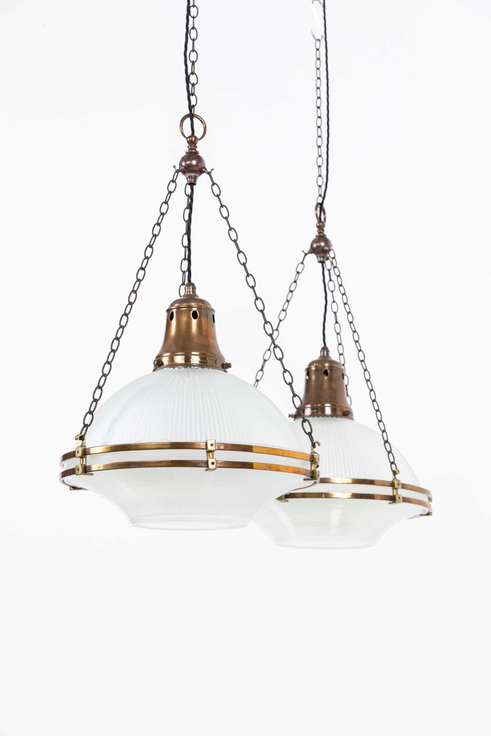 Antique Holophane Prismatic Glass Pendant Lights (1).jpg
