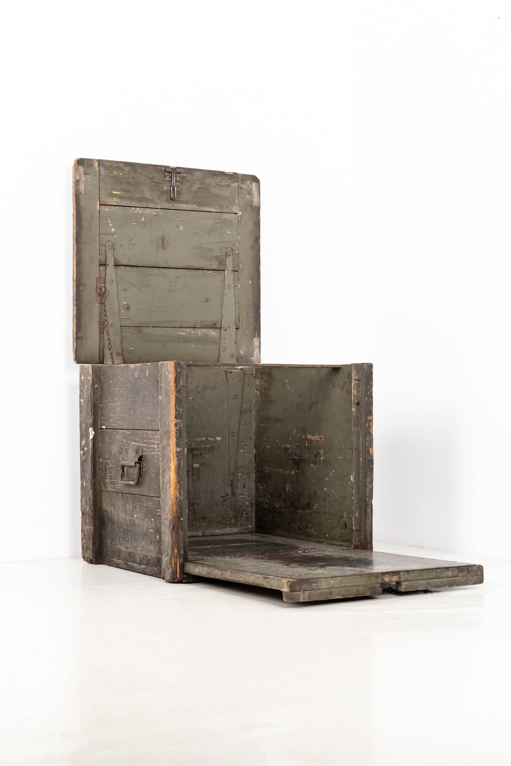 Vintage Industrial Wooden and Metal Storage Box Trunk (1).jpg