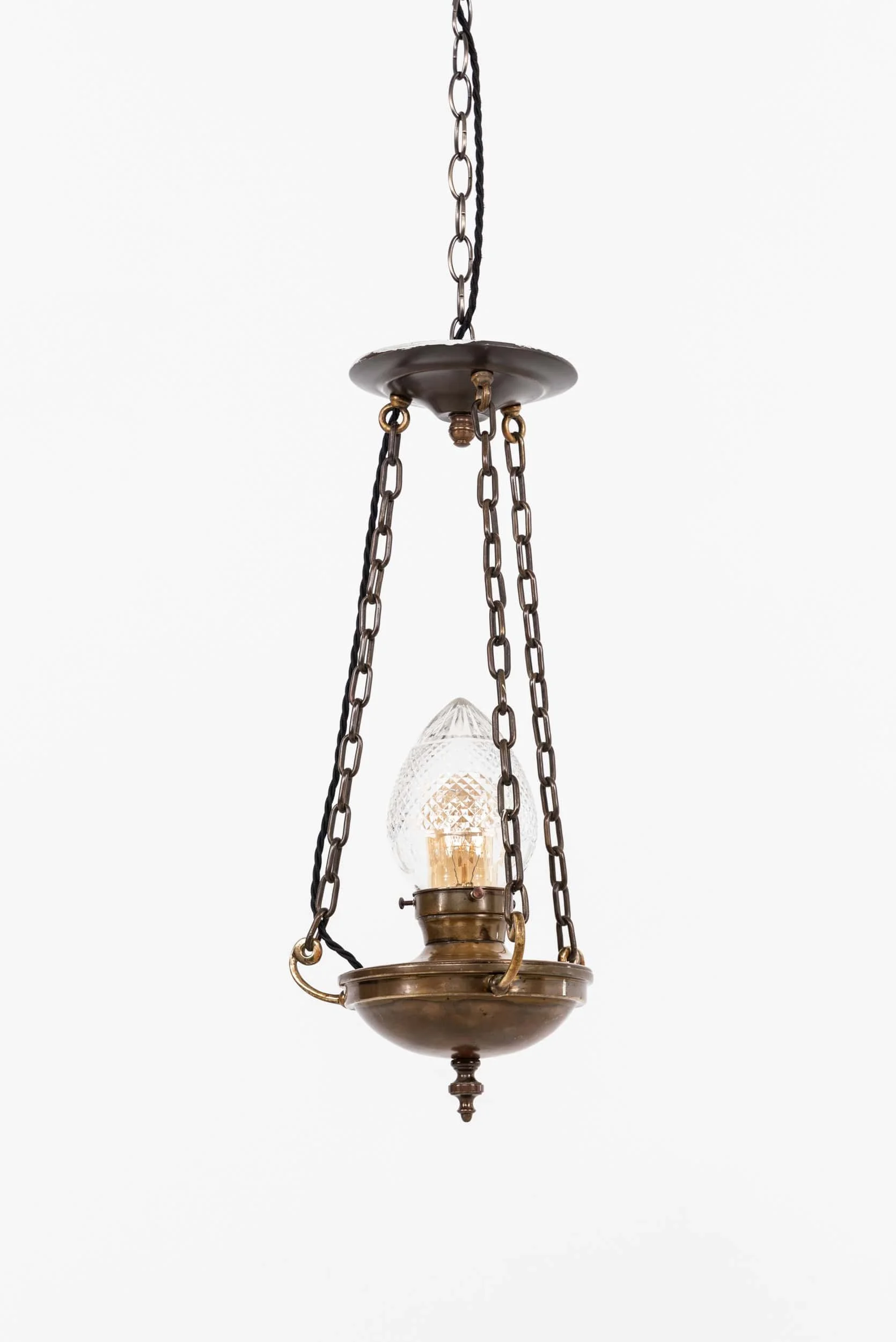 Antique Brass and Cut Glass Sanctuary Lamp (1).jpg